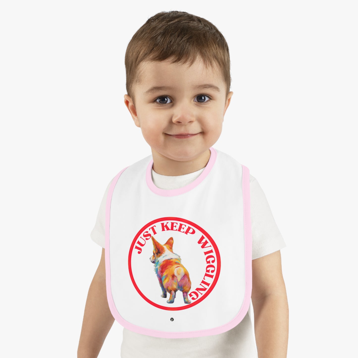 Just Keep Wiggling - Baby Bib