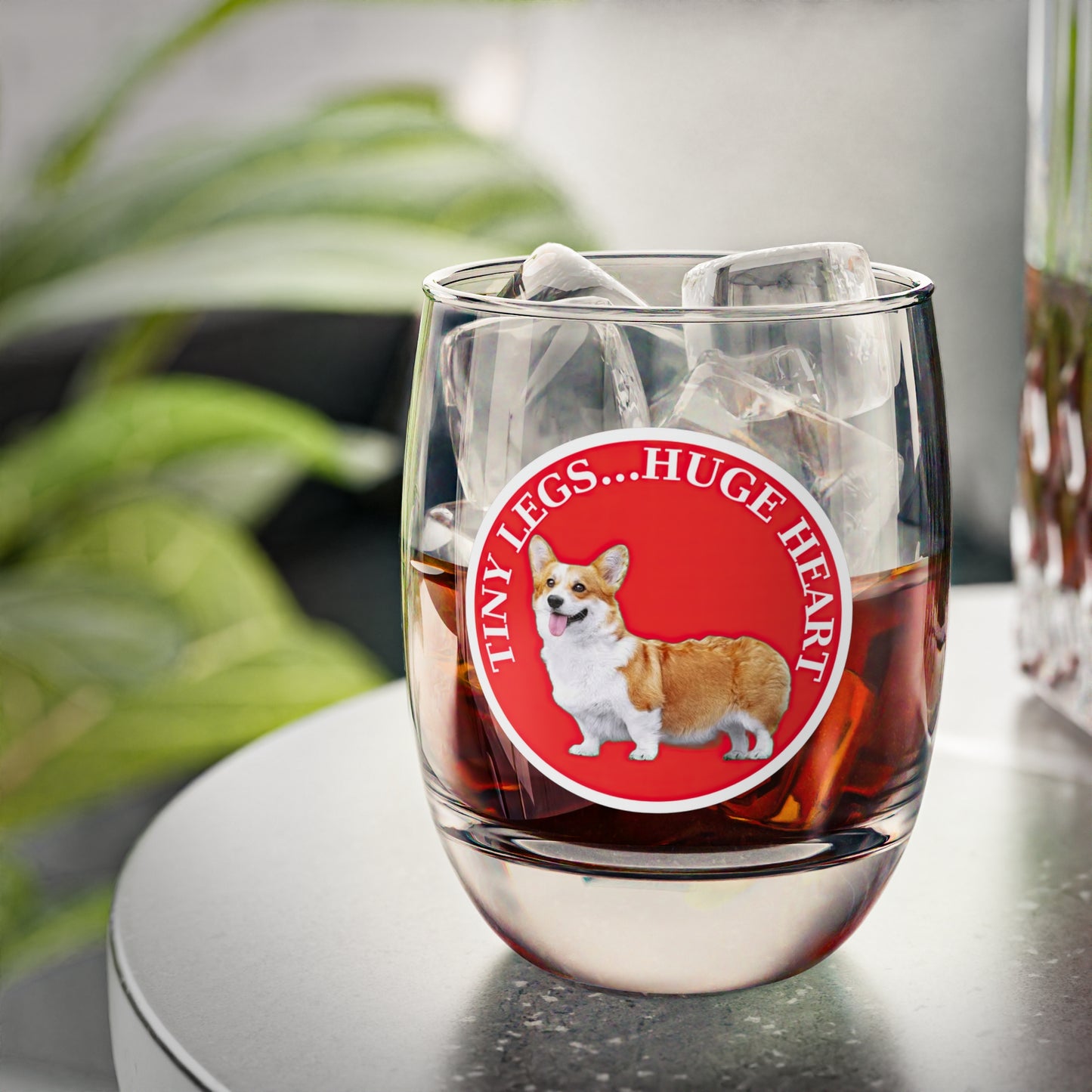 Tiny Legs...Huge Heart - Whiskey/Juice Glass