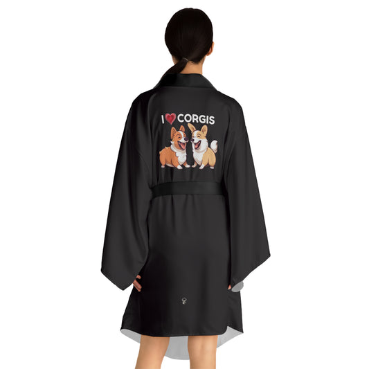 Robe Kimono J'aime les Corgis