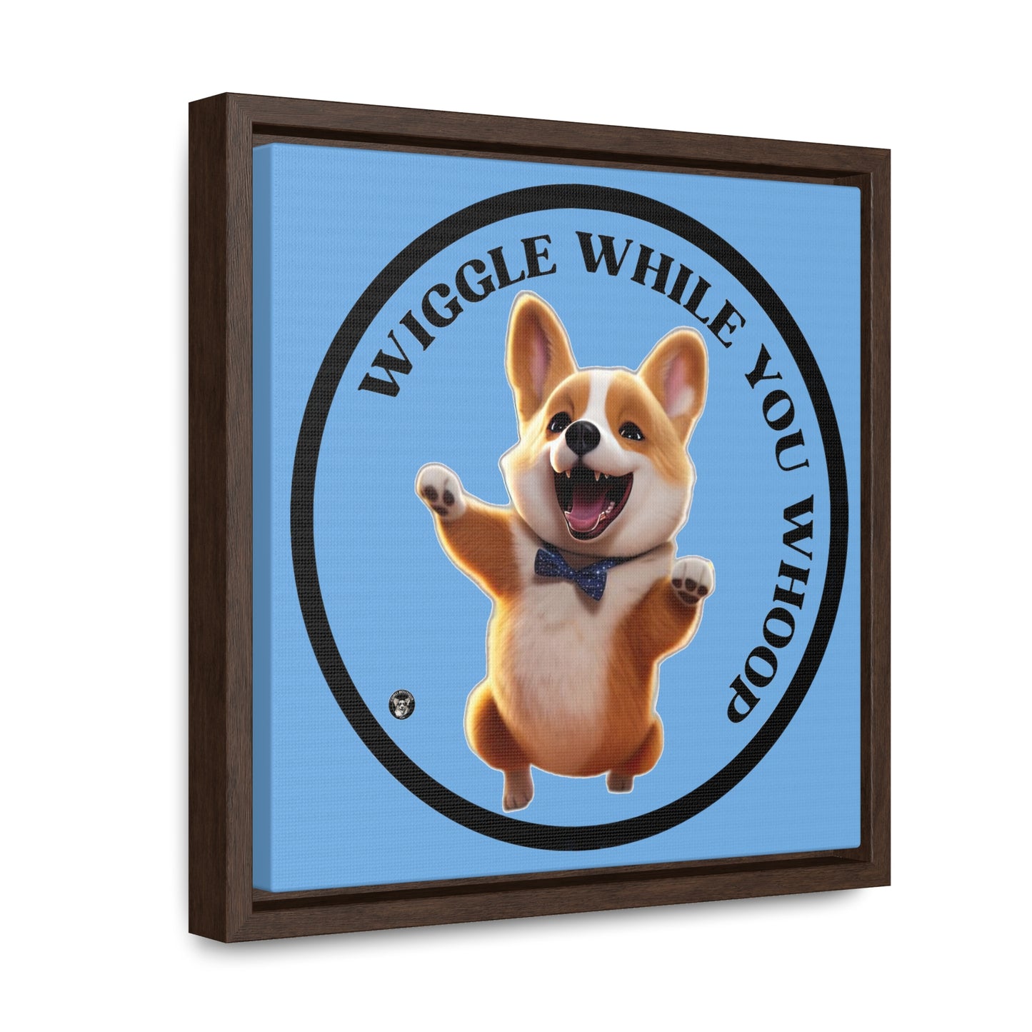 Wiggle While You Whoop - Framed on Canvas