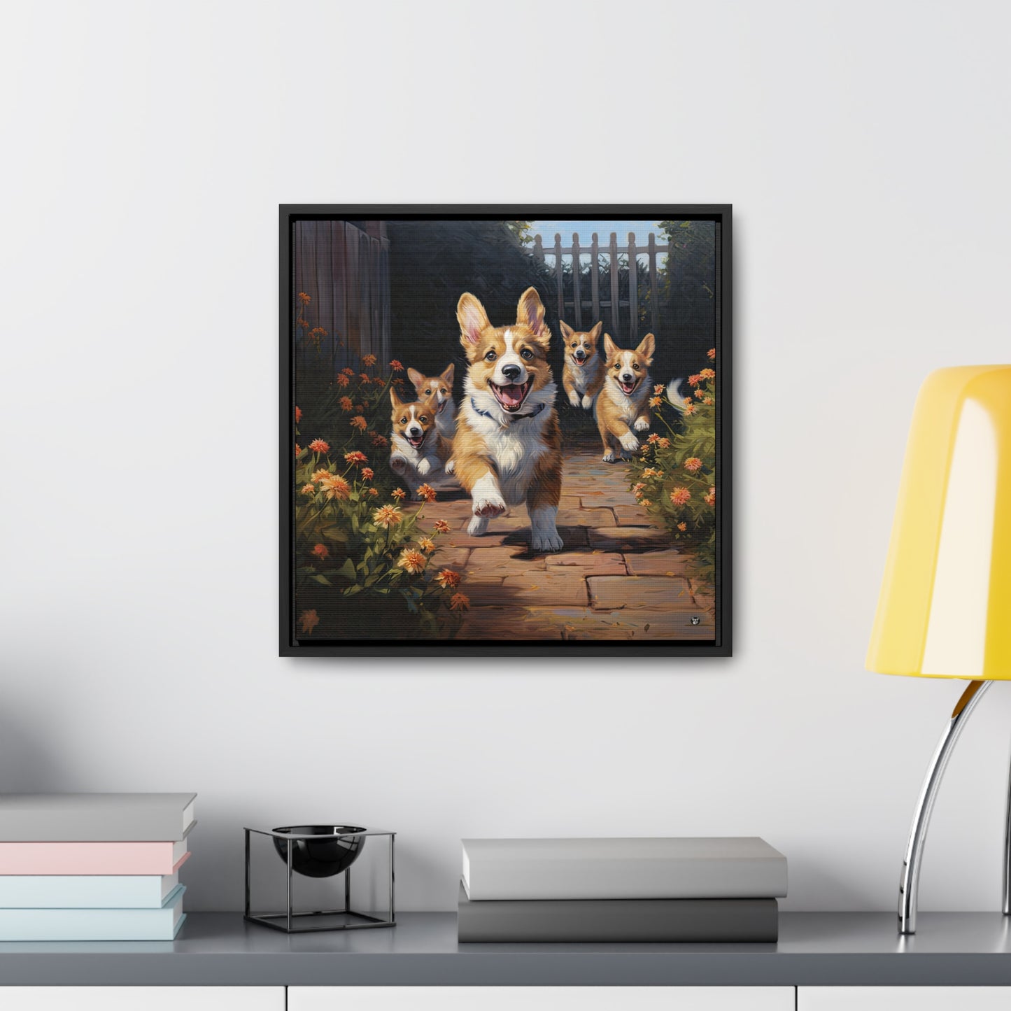 Welcome Home - Framed on Canvas