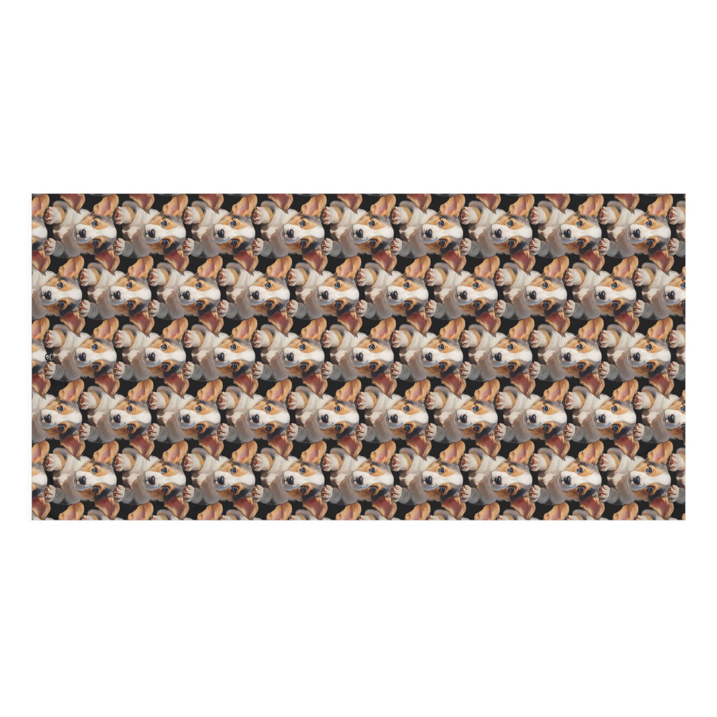 Puppy Portrait Mosaic - Bath Towel