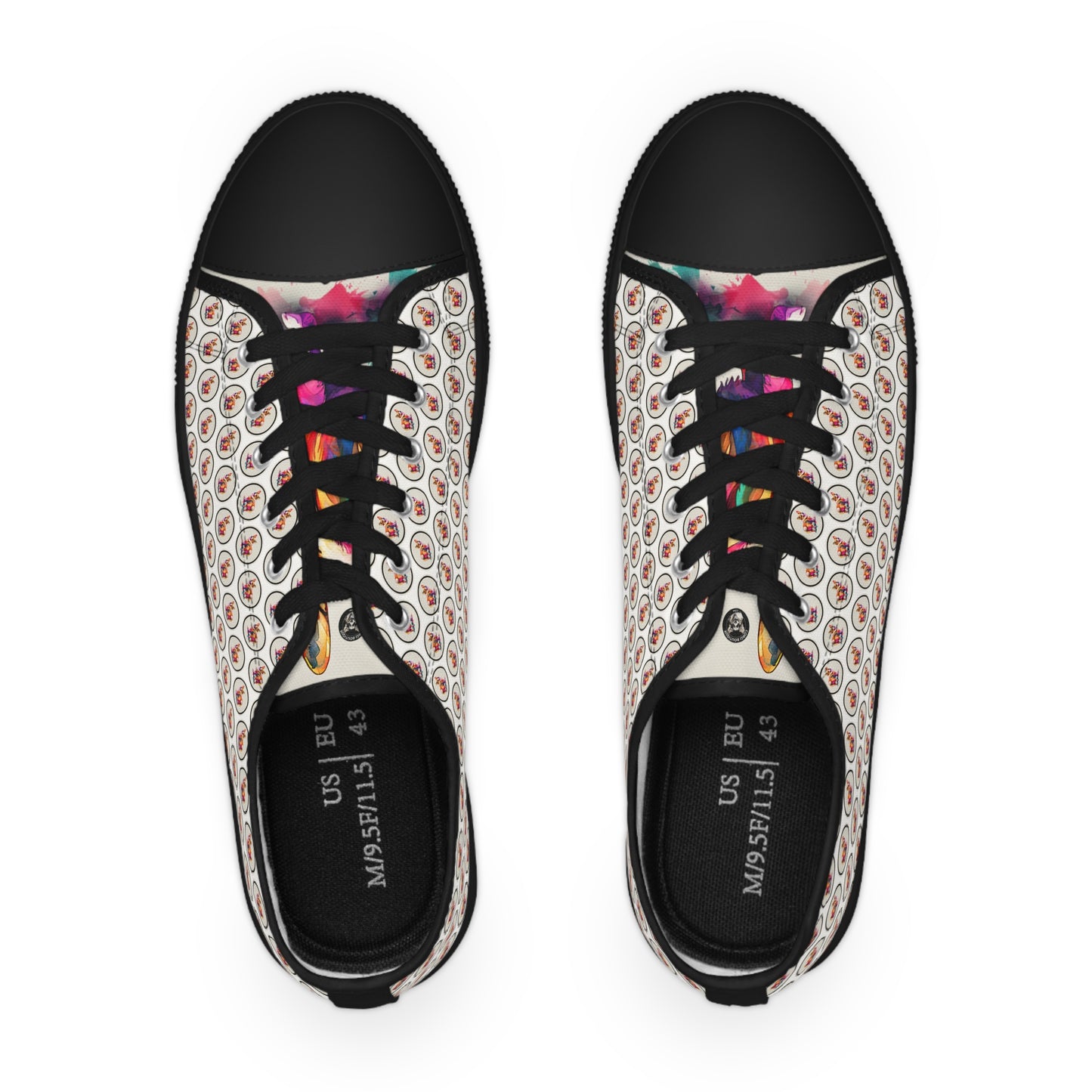 The Observer Mosaic - Men's Low Top Sneakers