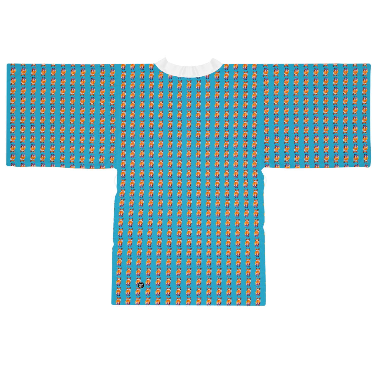 Corgi Butt Artistic Stripes Portrait - Corgi Kimono Robe