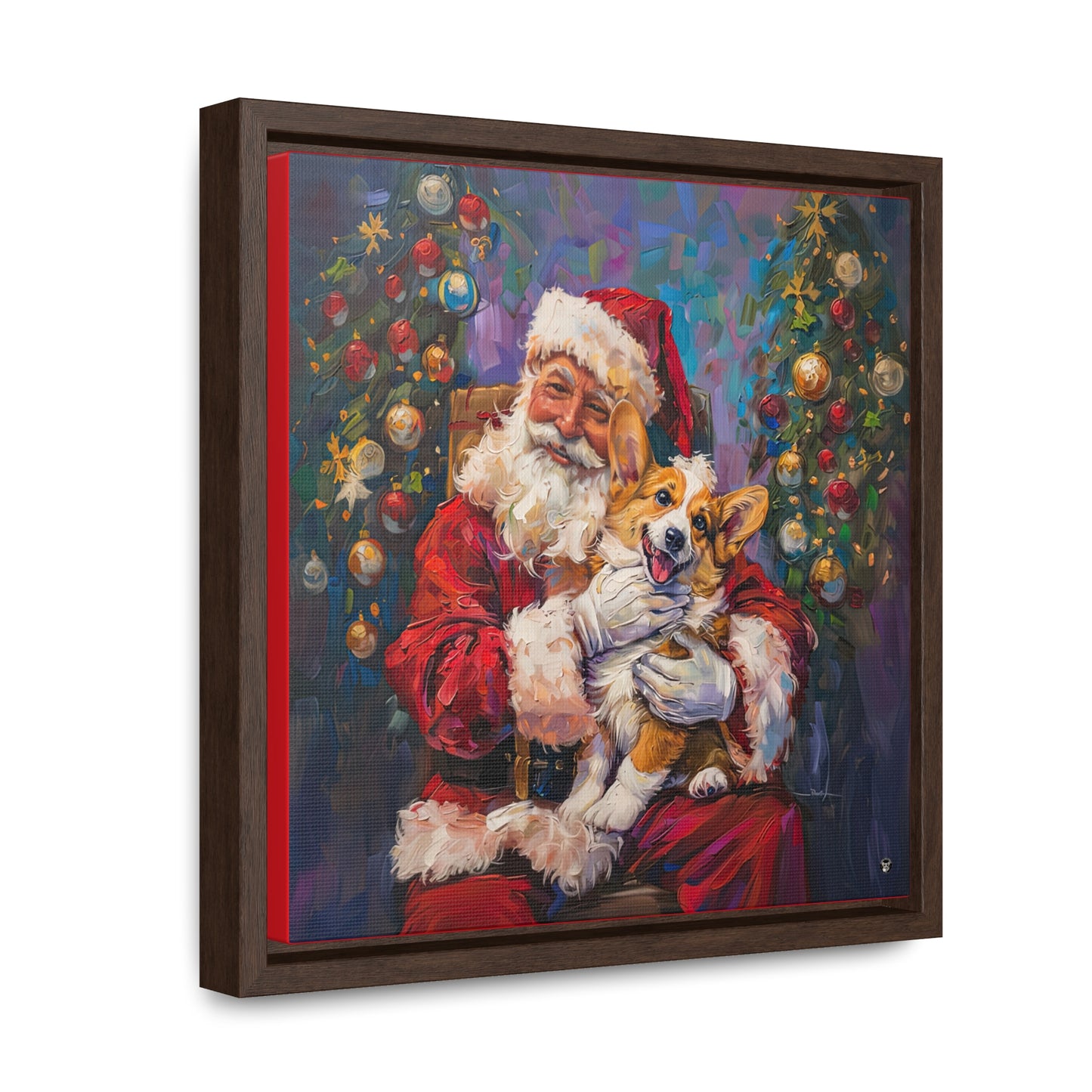 Nice List - Framed on Canvas