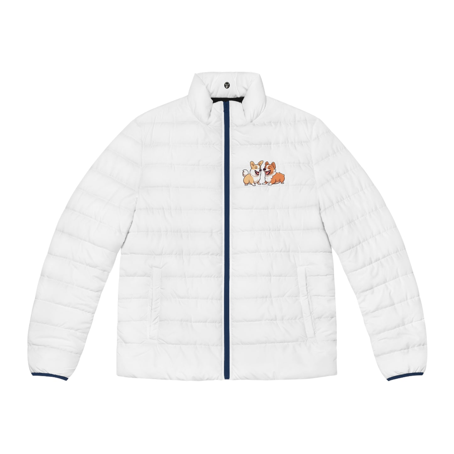 Corgi Couple - Puffer Jacket