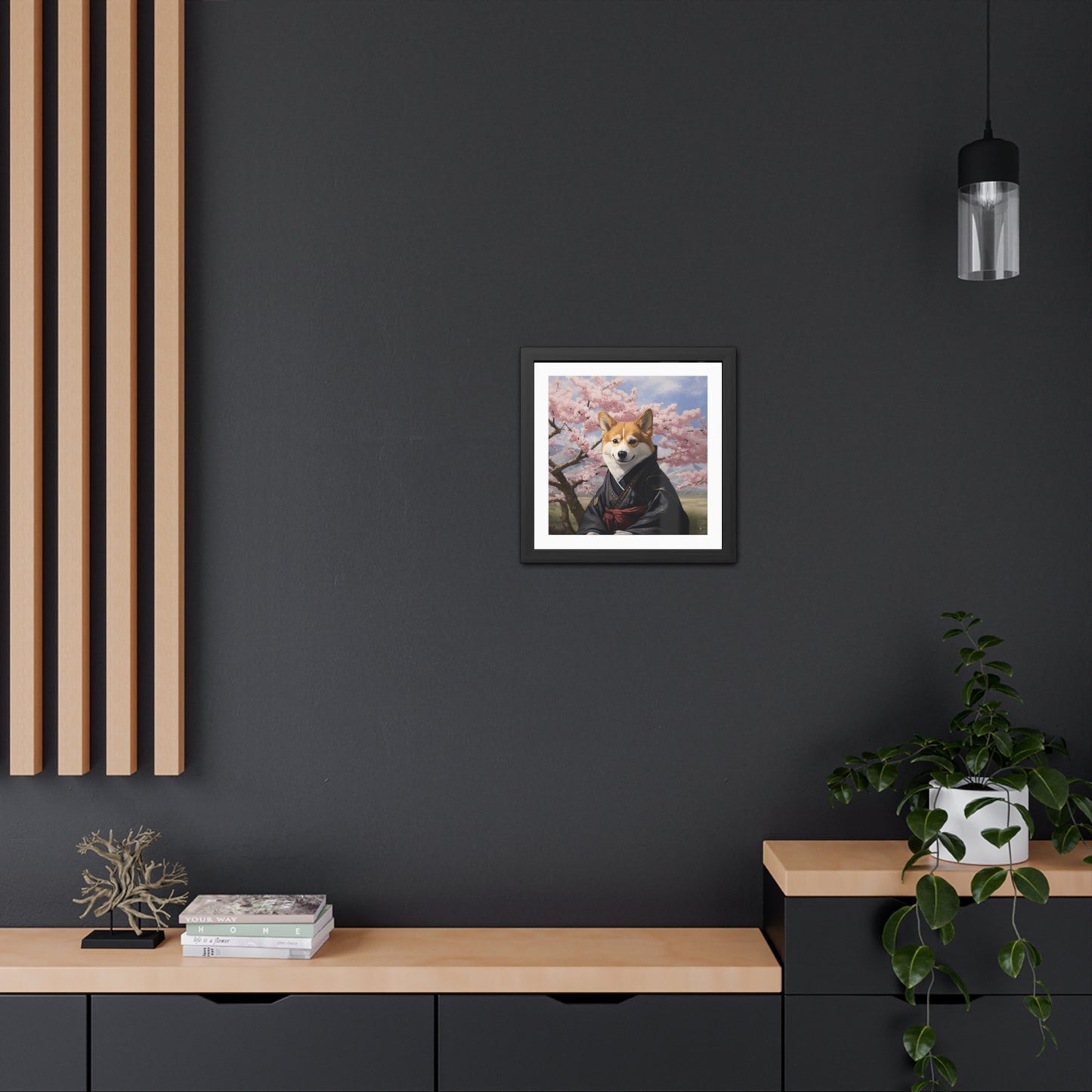 Zendog - Framed Print
