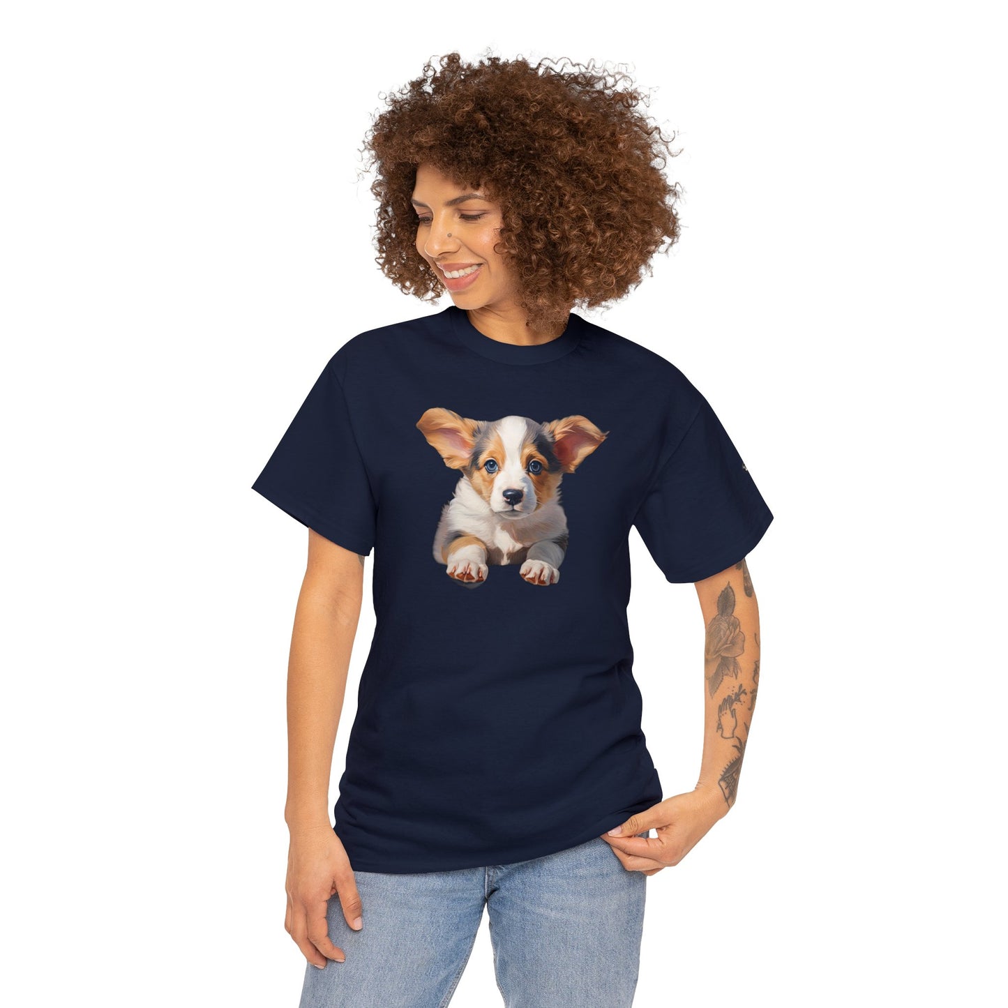Puppy Portrait - Unisex Heavy Cotton Tee