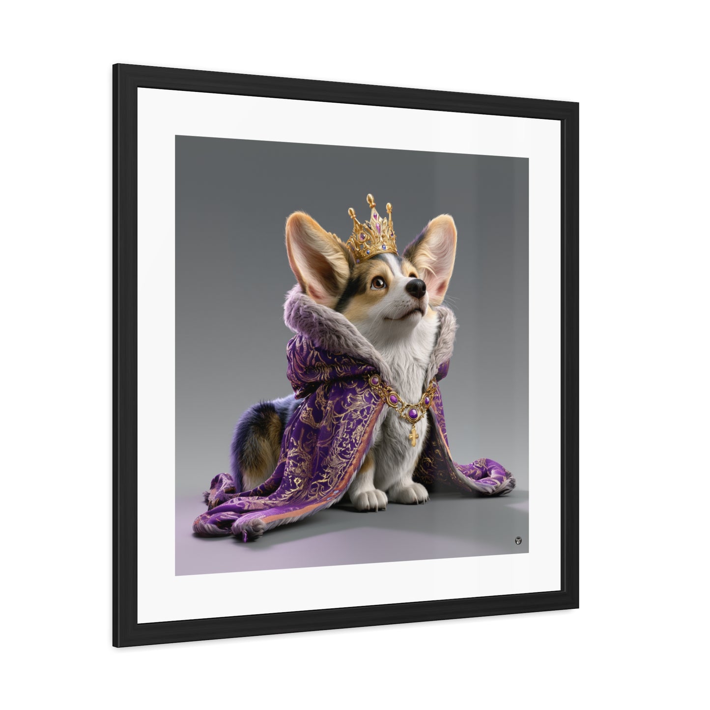 King Pup Framed Print