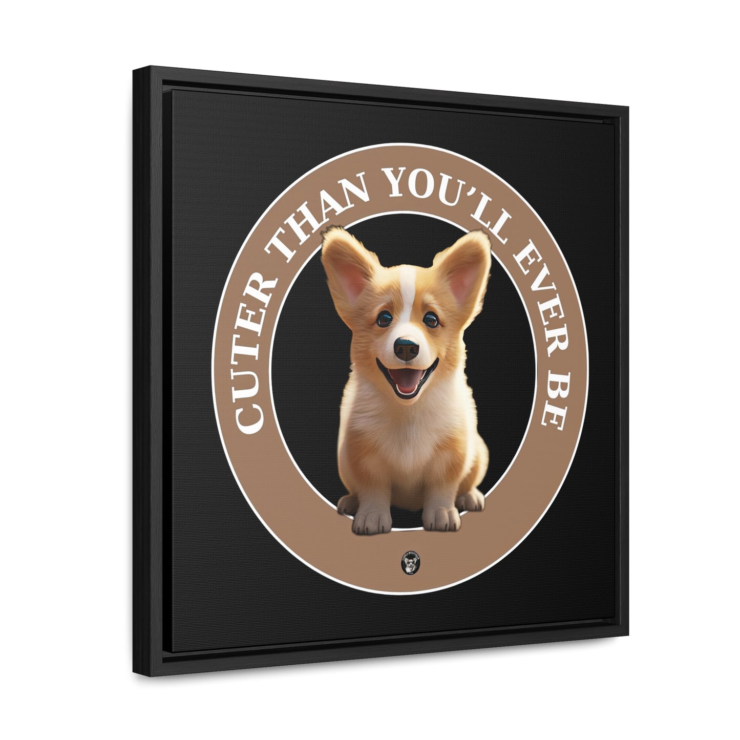 Cuter Than You - Framed on Canvas