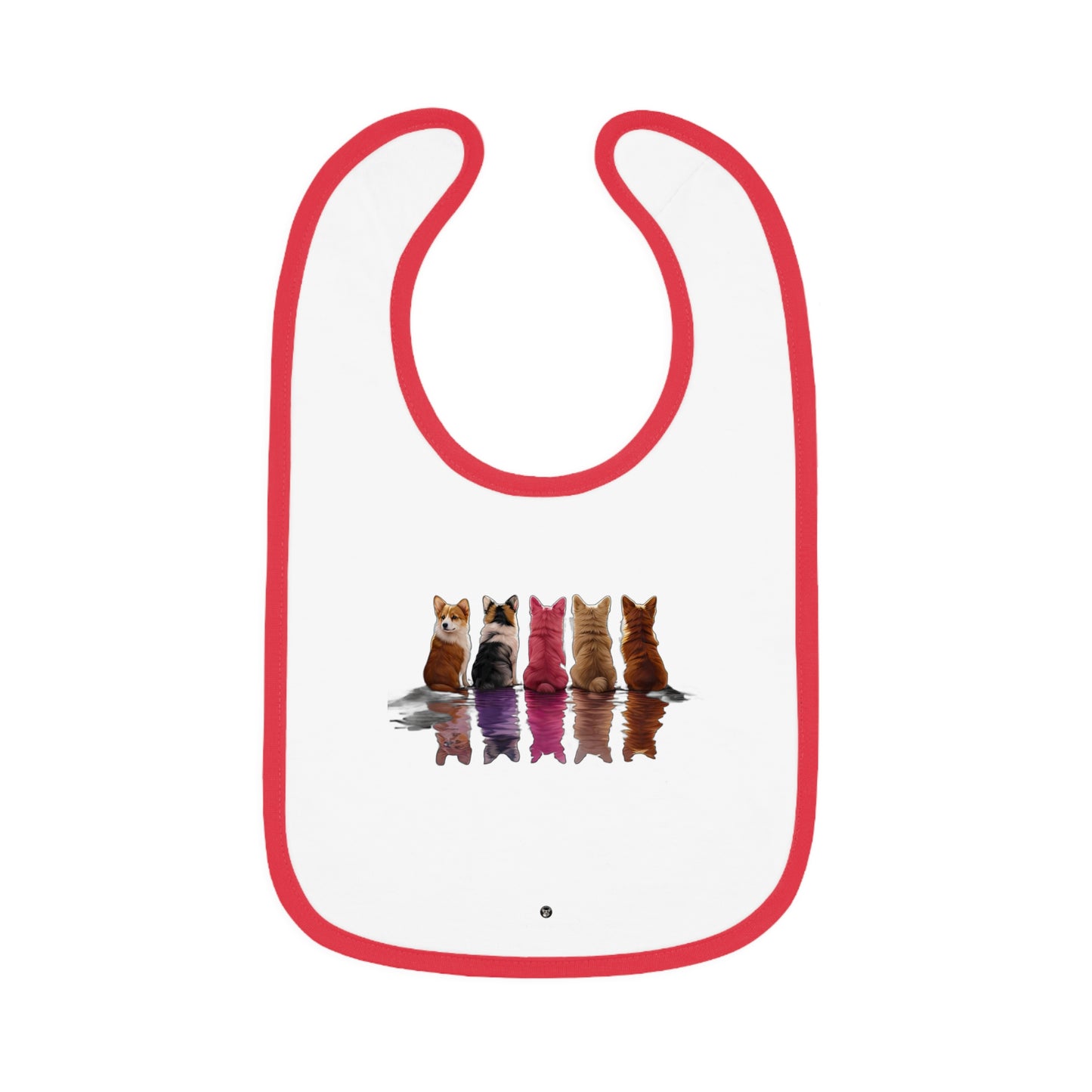 Corgi Reflection - Baby Bib