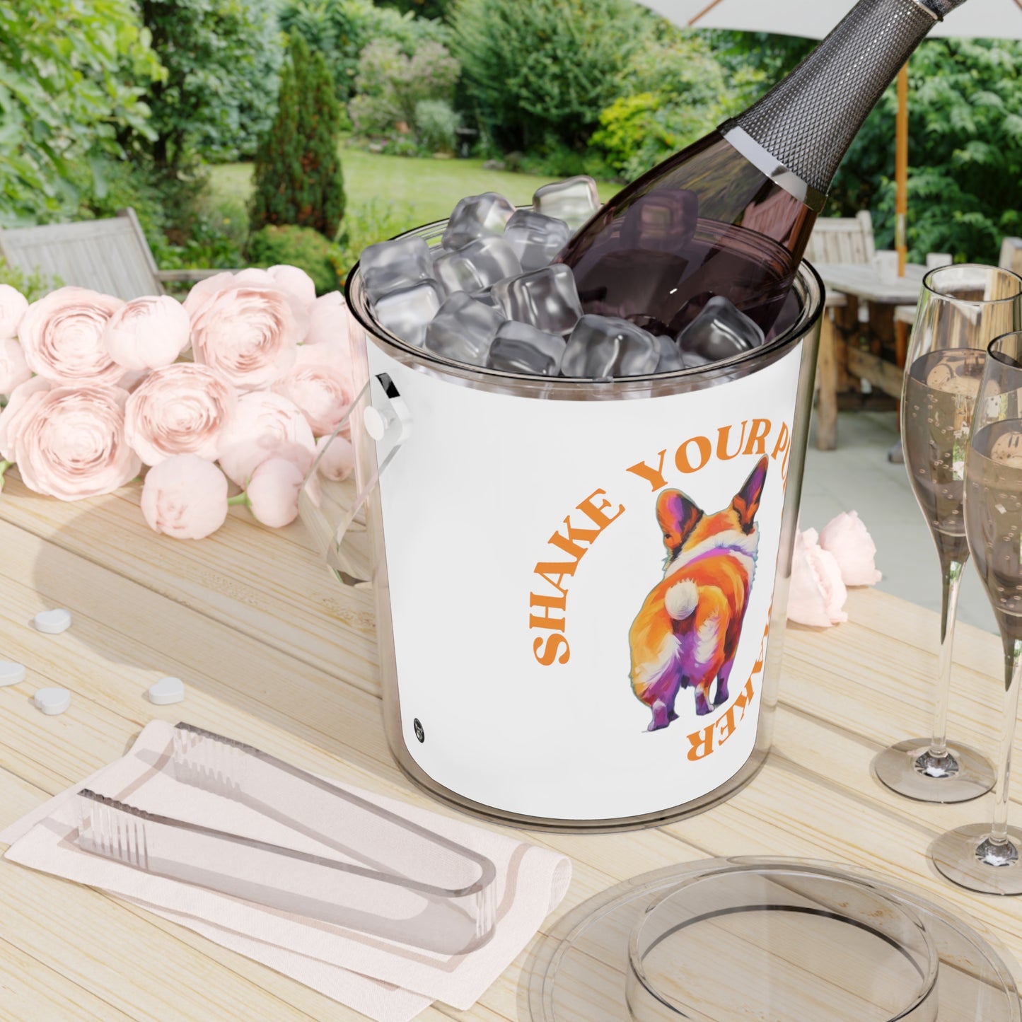 Shake Your Puppy Maker - Ice Bucket with Tongs
