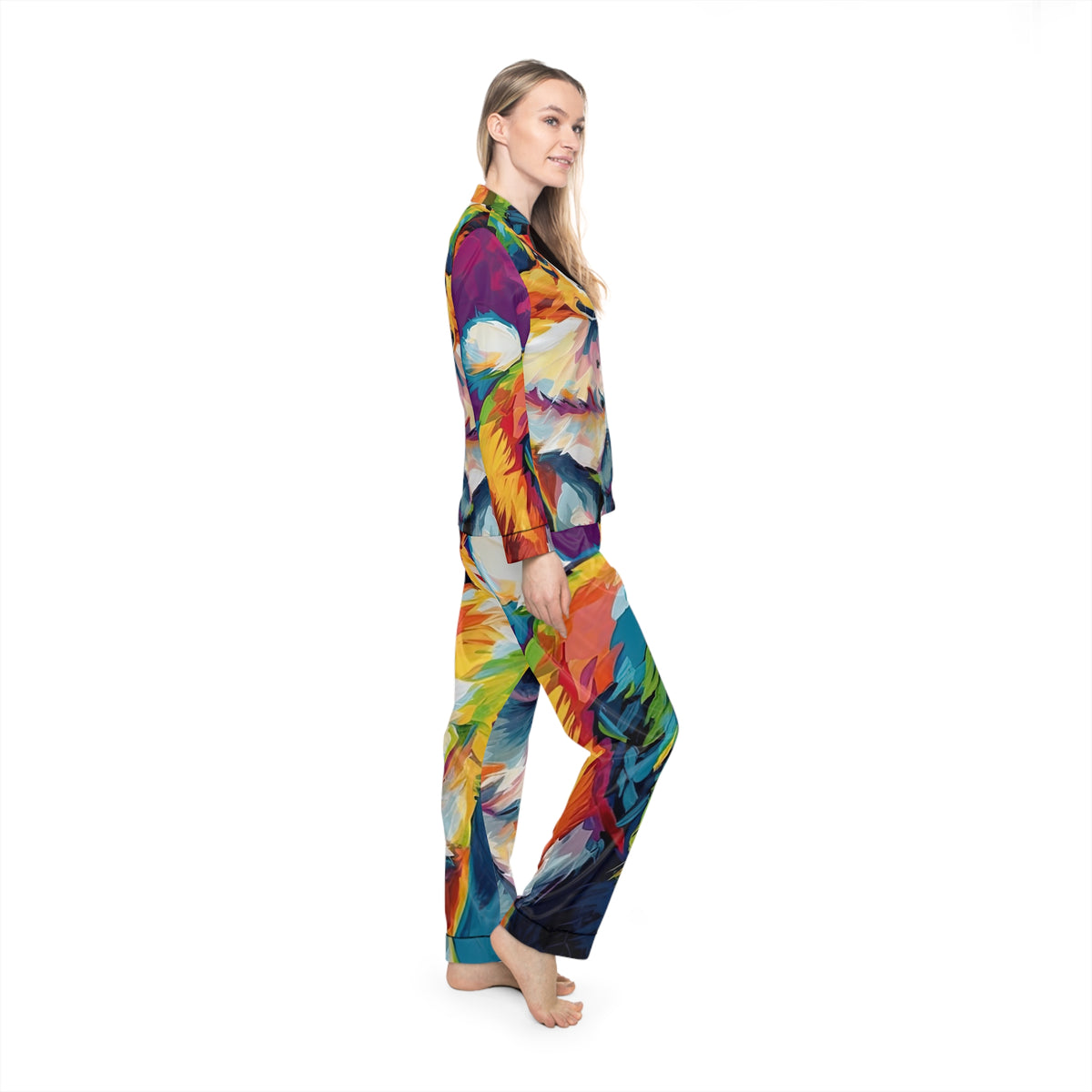 Scouter Corgi Watercolor Silky Pajamas