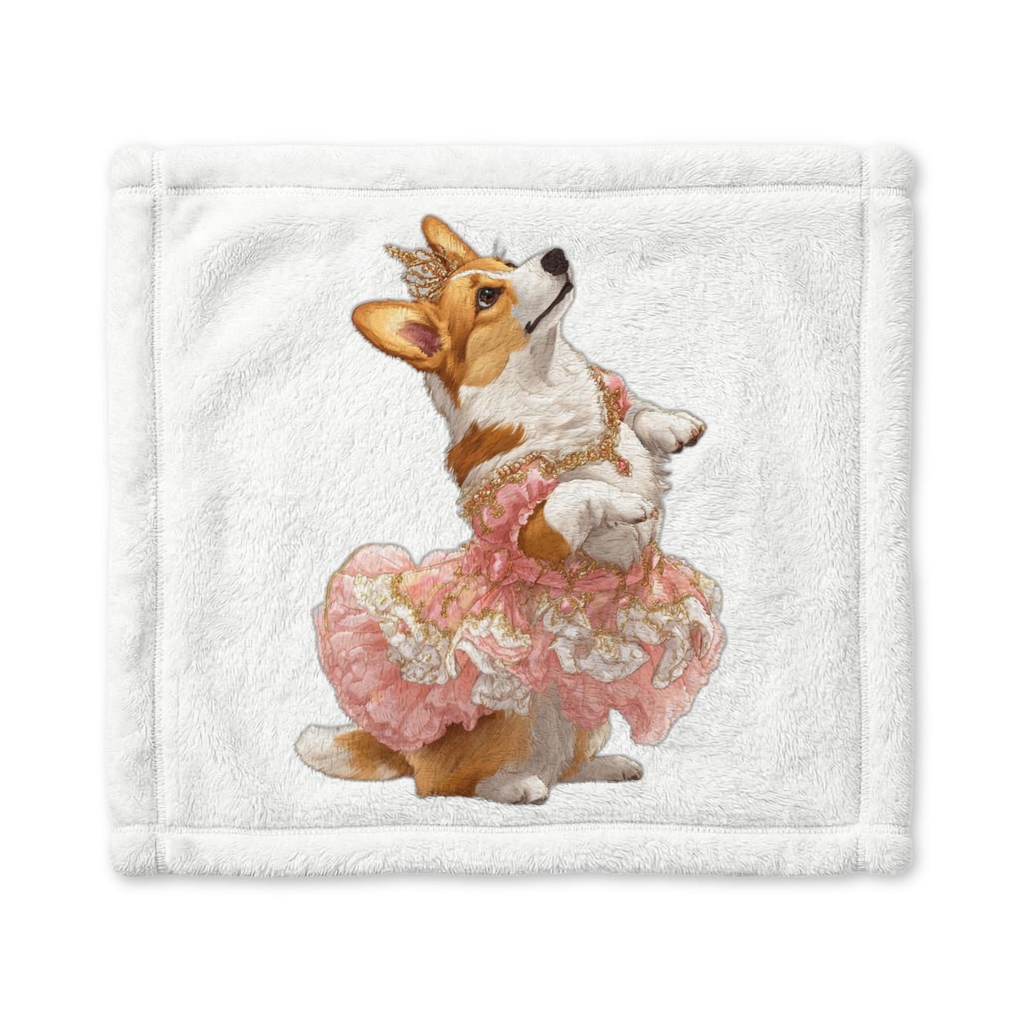 Princess Corgi Cuddle Blanket