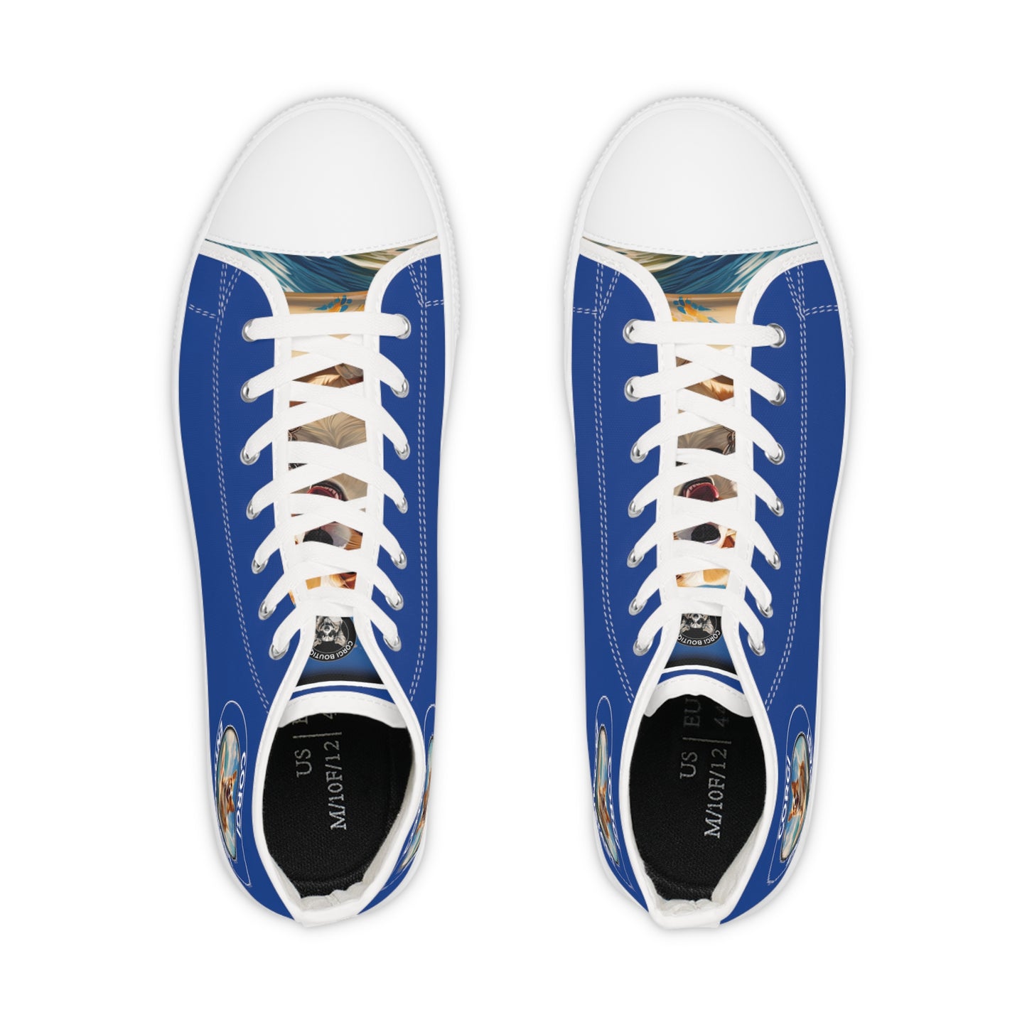 Corgi Enthusiast - Men's High Top Sneakers