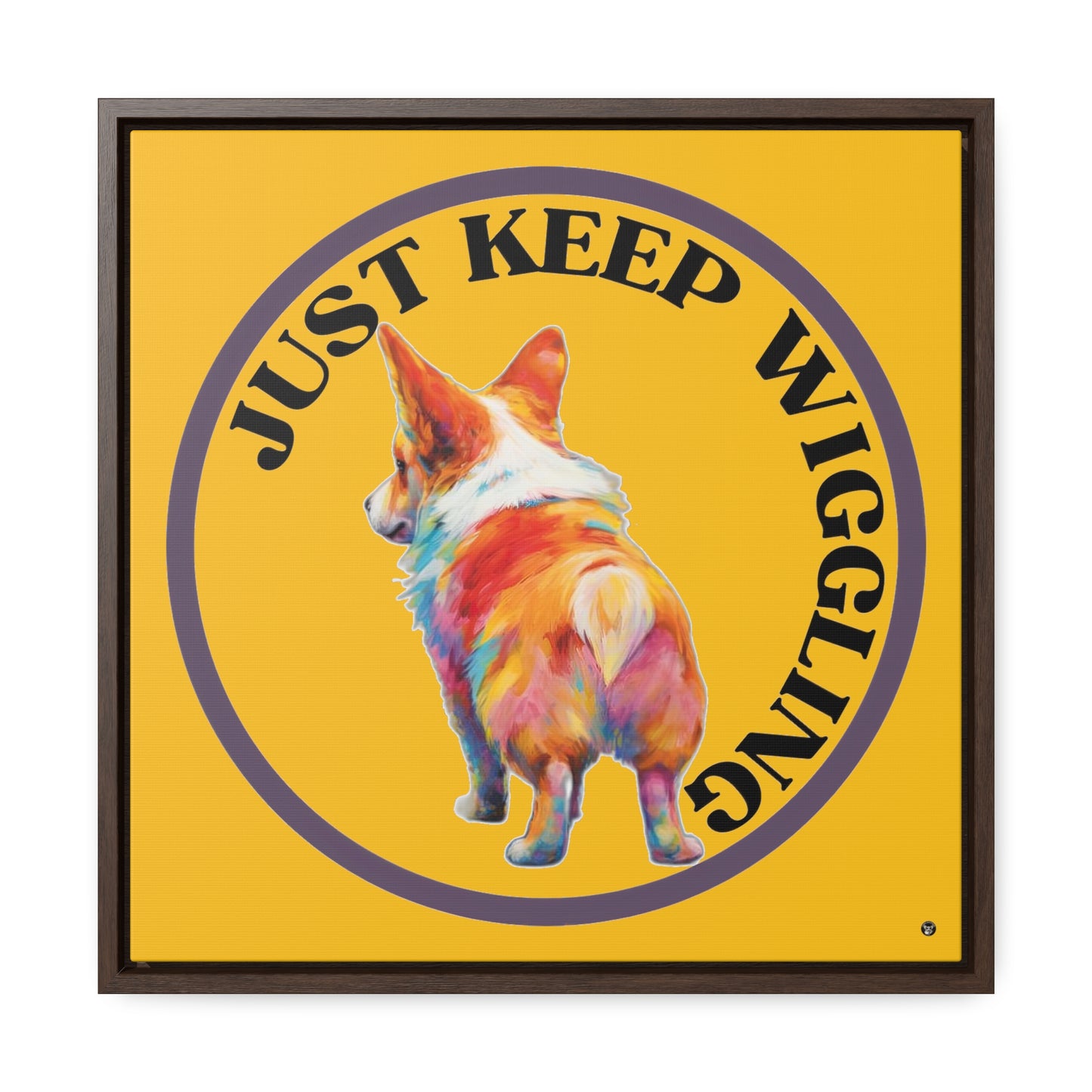 Just Keep Wiggling - Framed on Canvas
