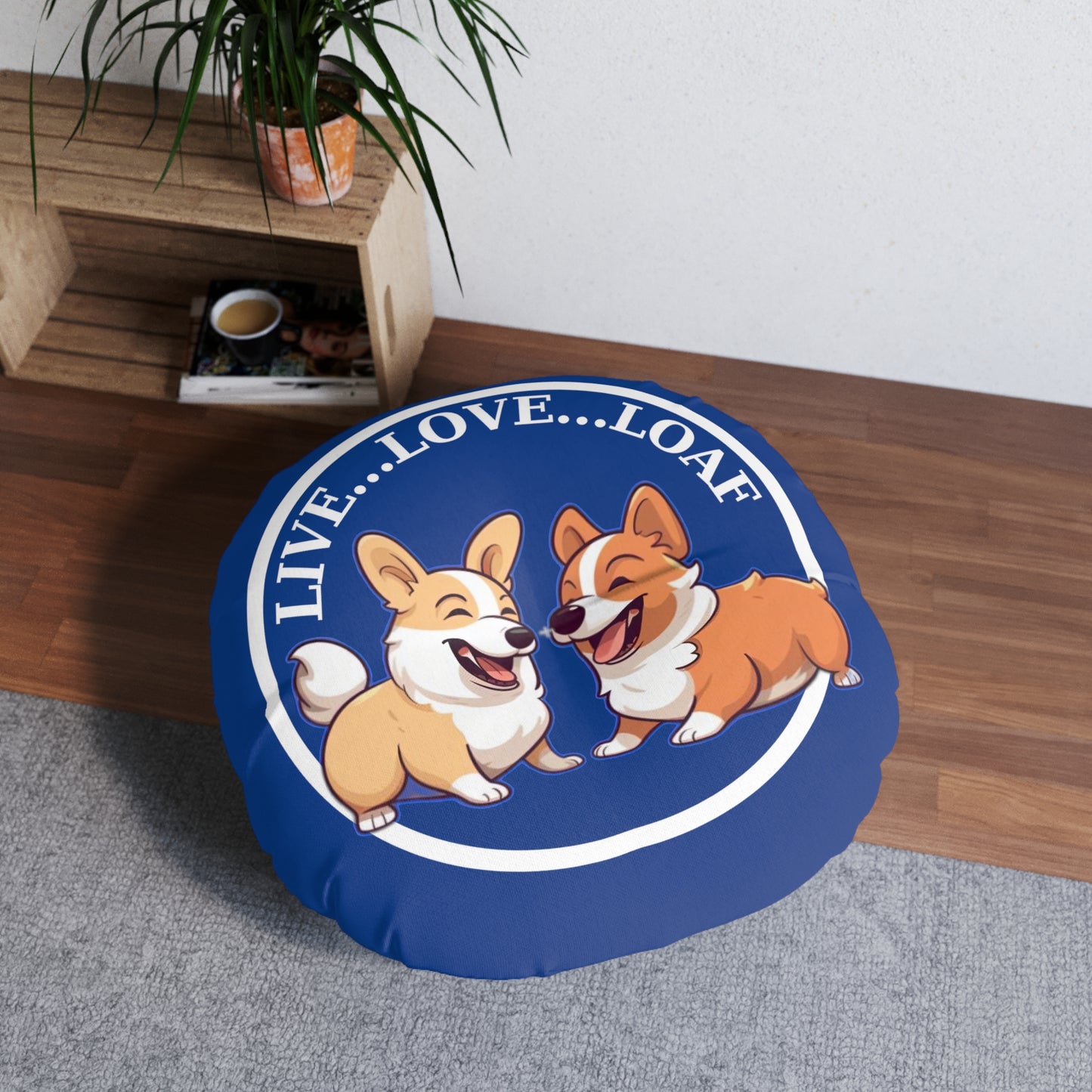 Live...Love...Loaf - Floor Pillow