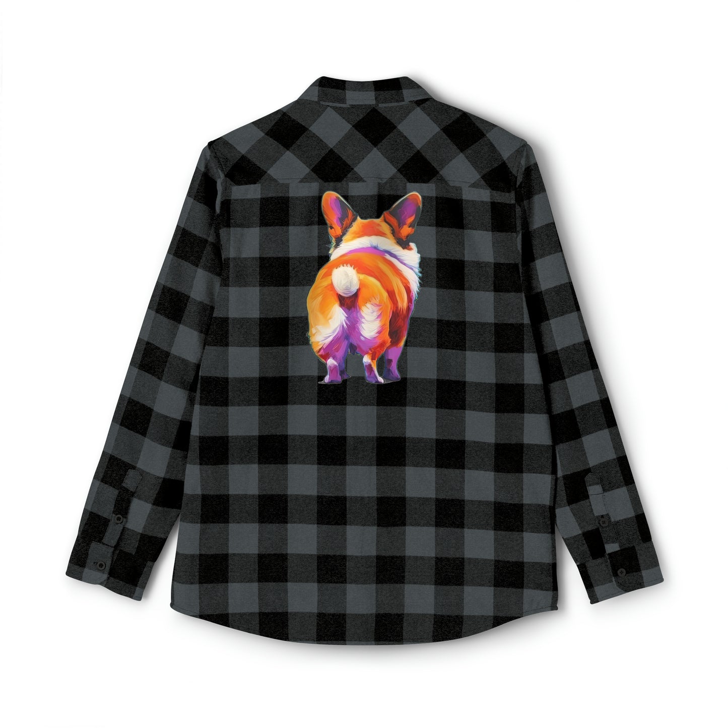 Corgi Butt - Flannel Shirt
