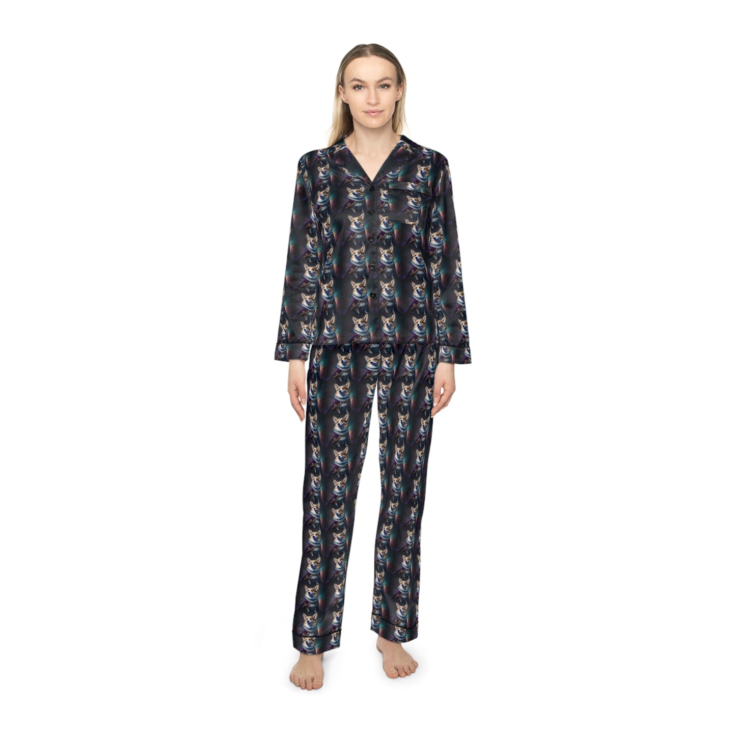 Born To Be Royal Silky Pajamas