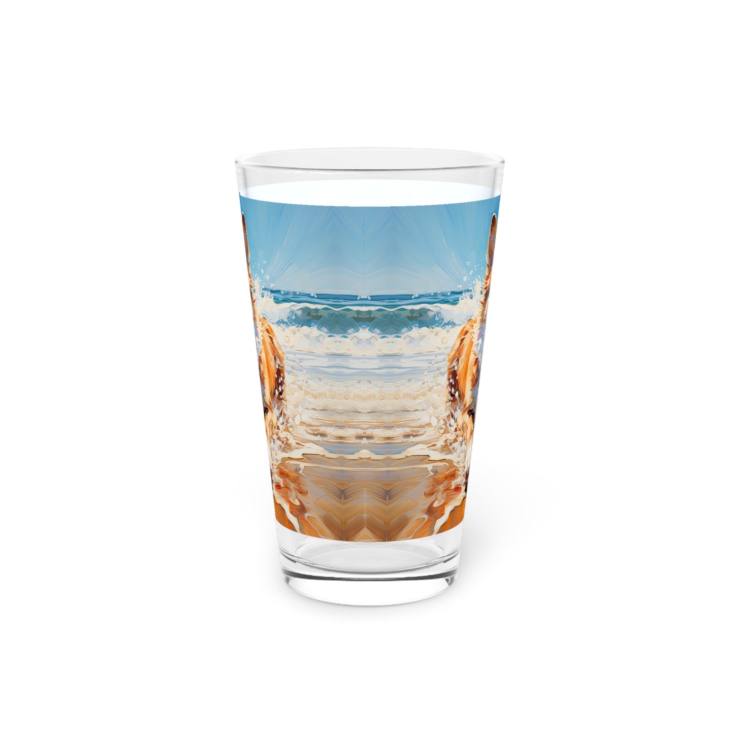 Coastal Corgi - Pint Glass