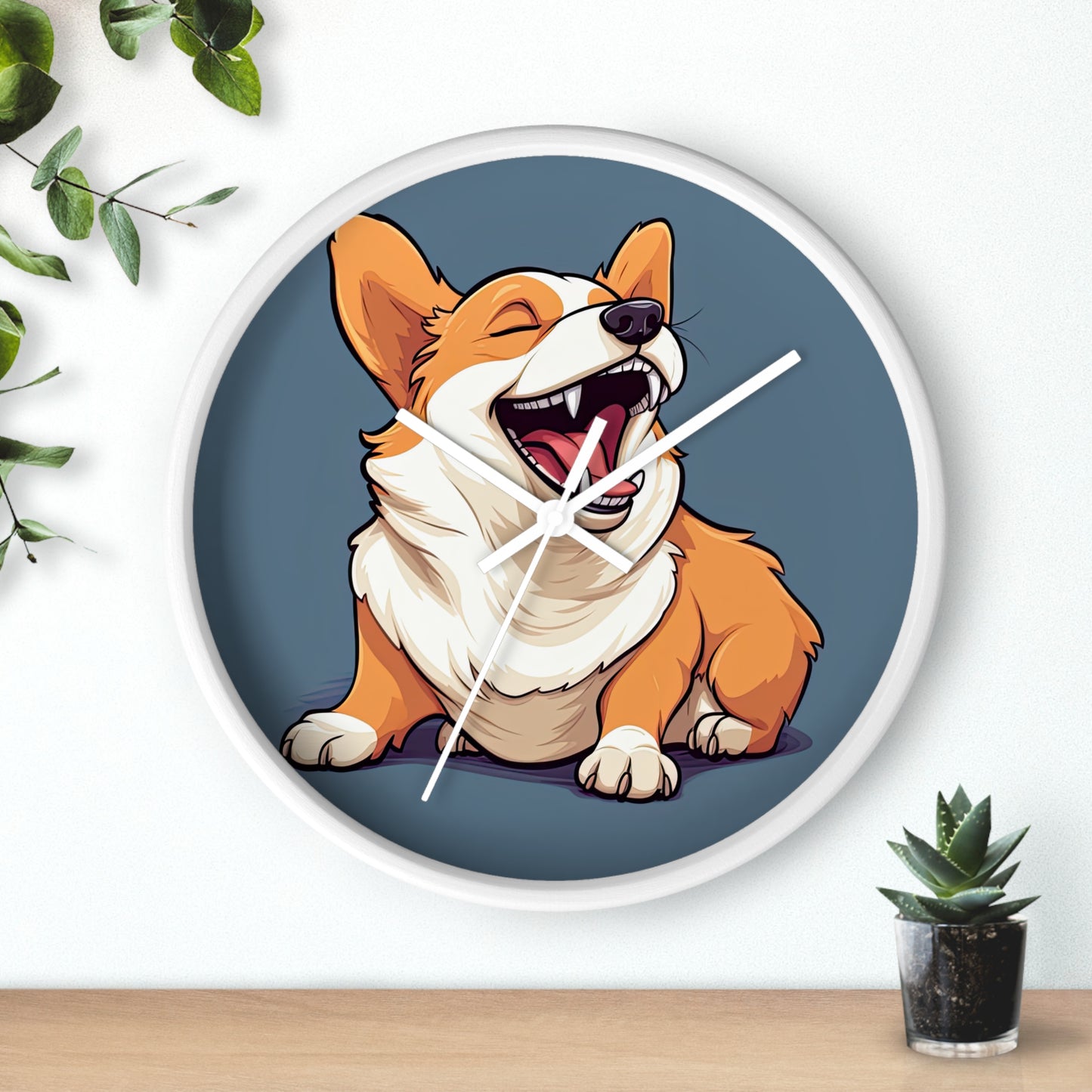 Comical Corgi - Wall Clock