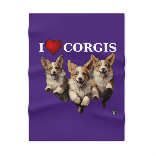 I Heart Corgis - Baby Blanket