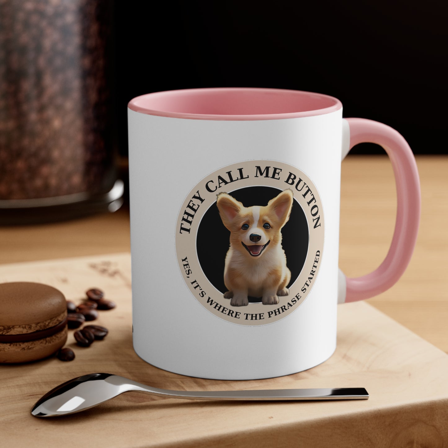 Cute as a Button - Mug