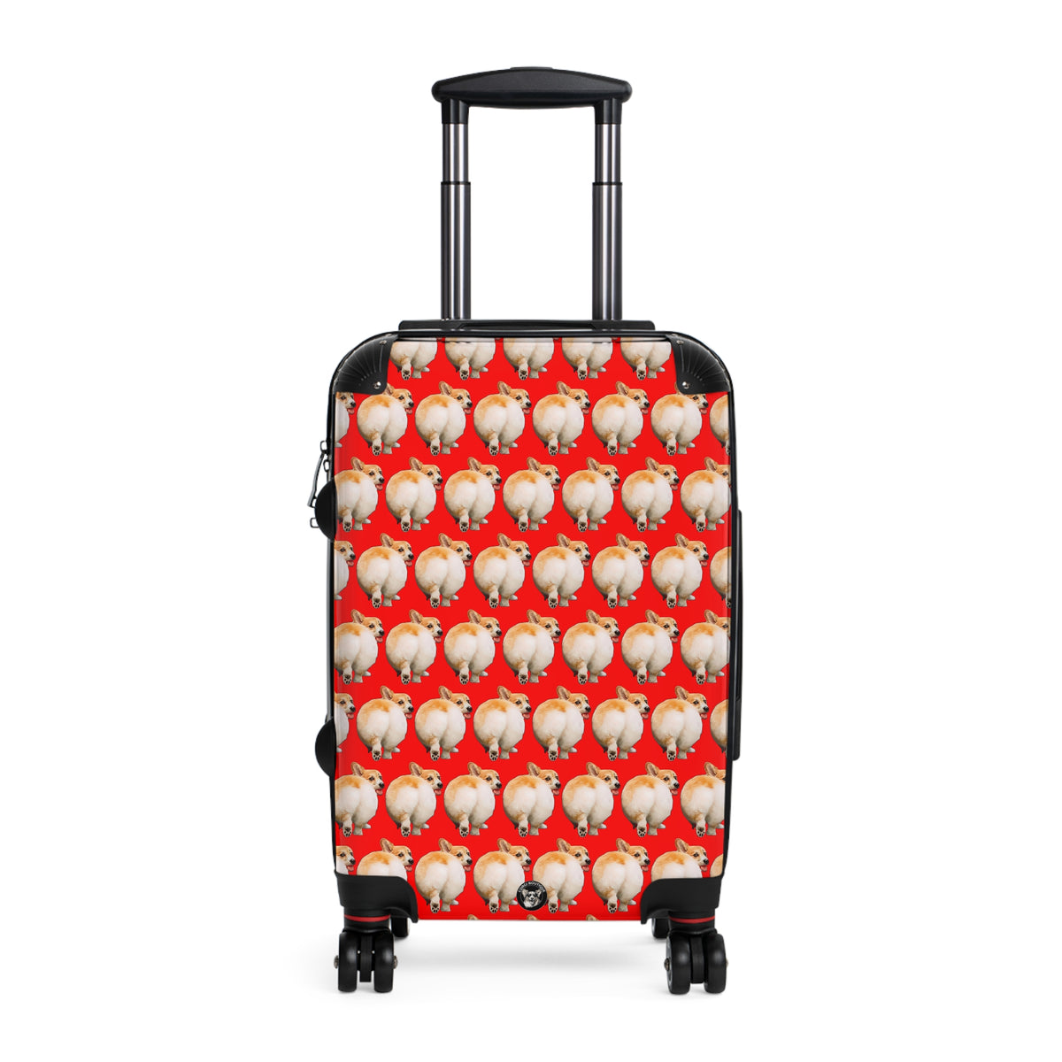 Baby Got Back Mid-Wiggle Corgi Butt Suitcases — Fun Red Corgi Luggage