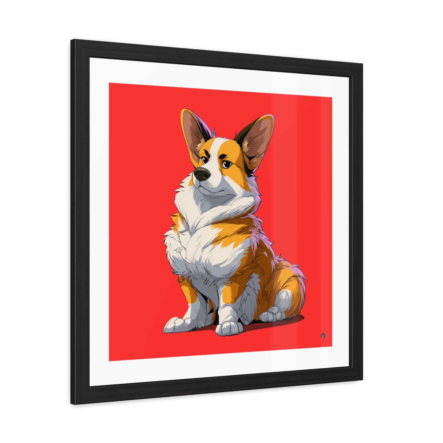 Boss Dog Framed Print