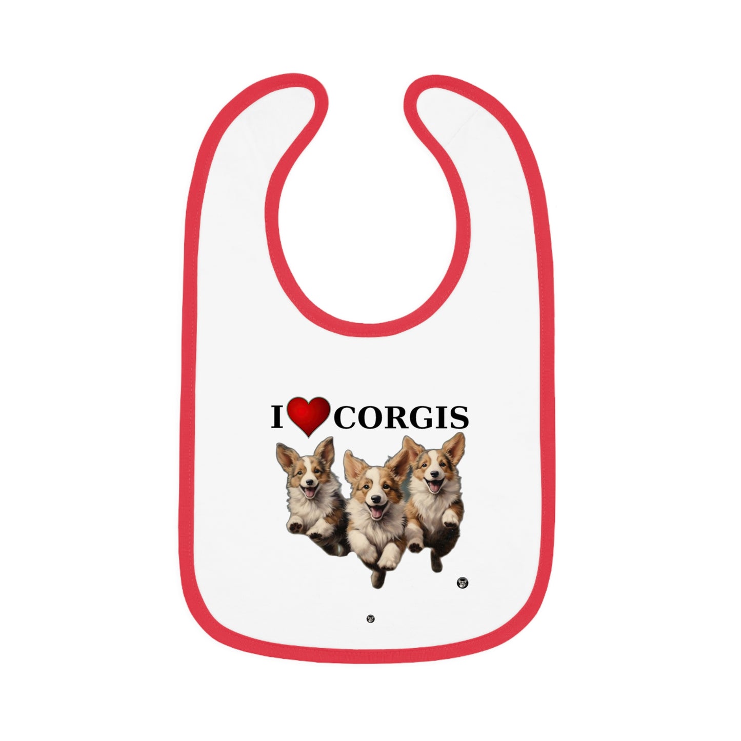 I Heart Corgis - Baby Bib