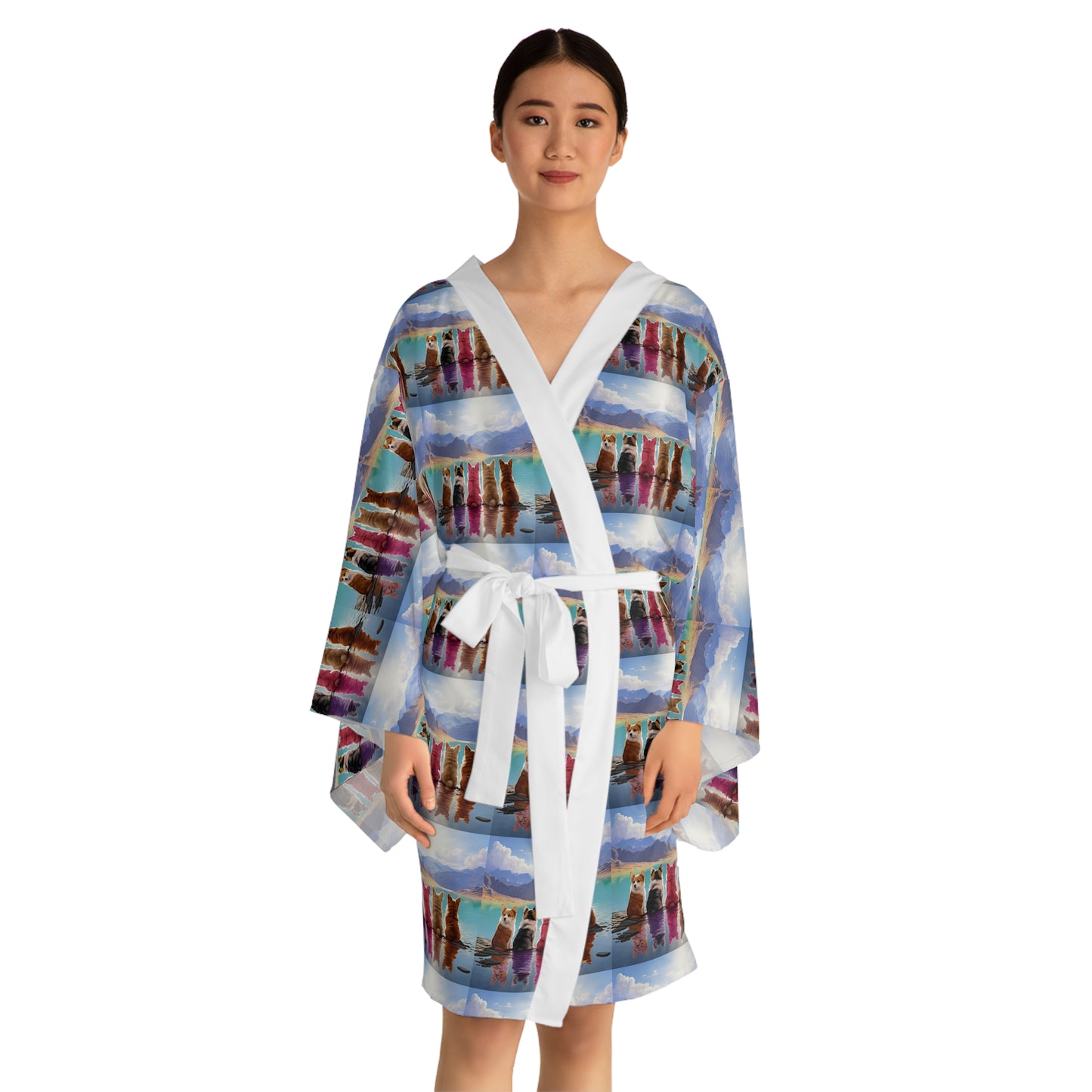 Corgi Lake - Kimono Robe