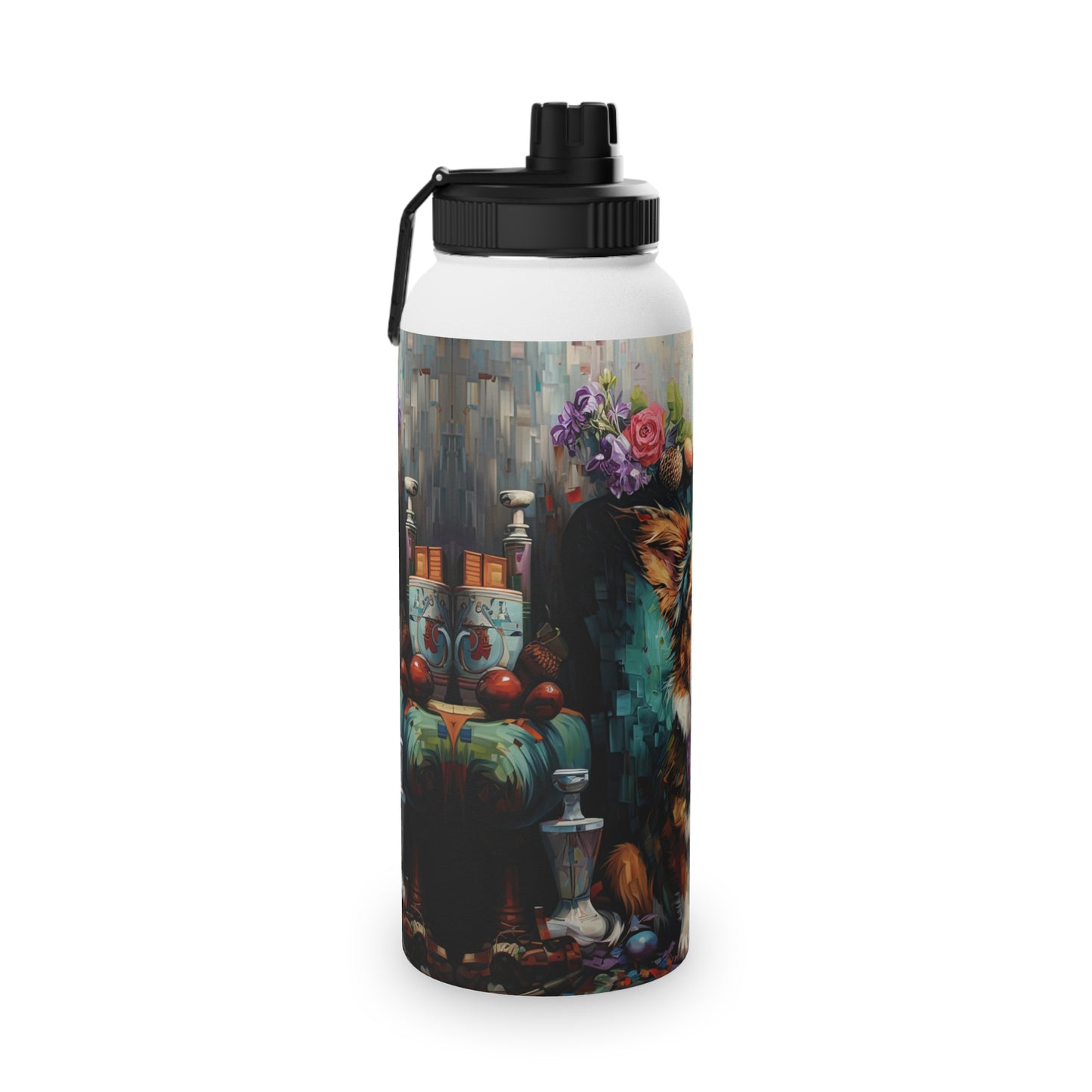 Formal Corgi - Water Bottle with Sport Lid