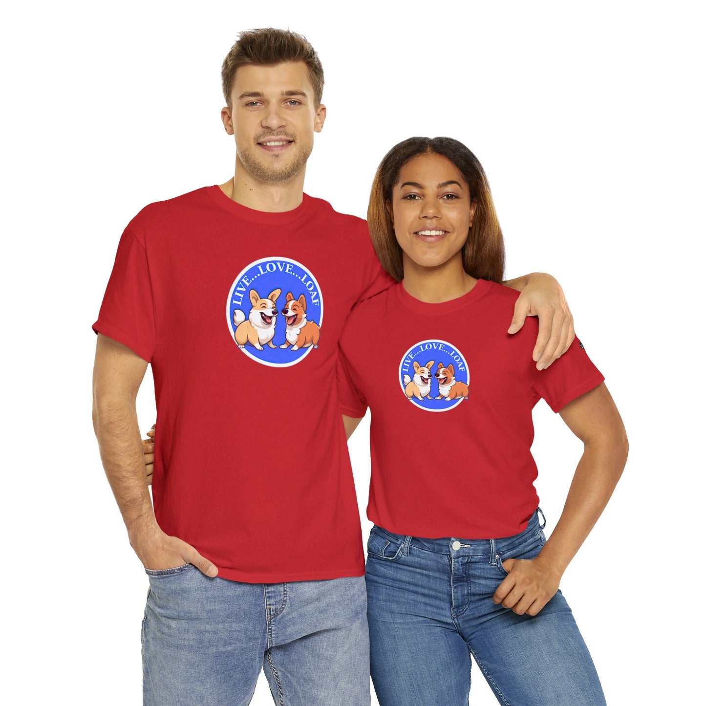 Live...Love...Loaf - Unisex Heavy Cotton Tee