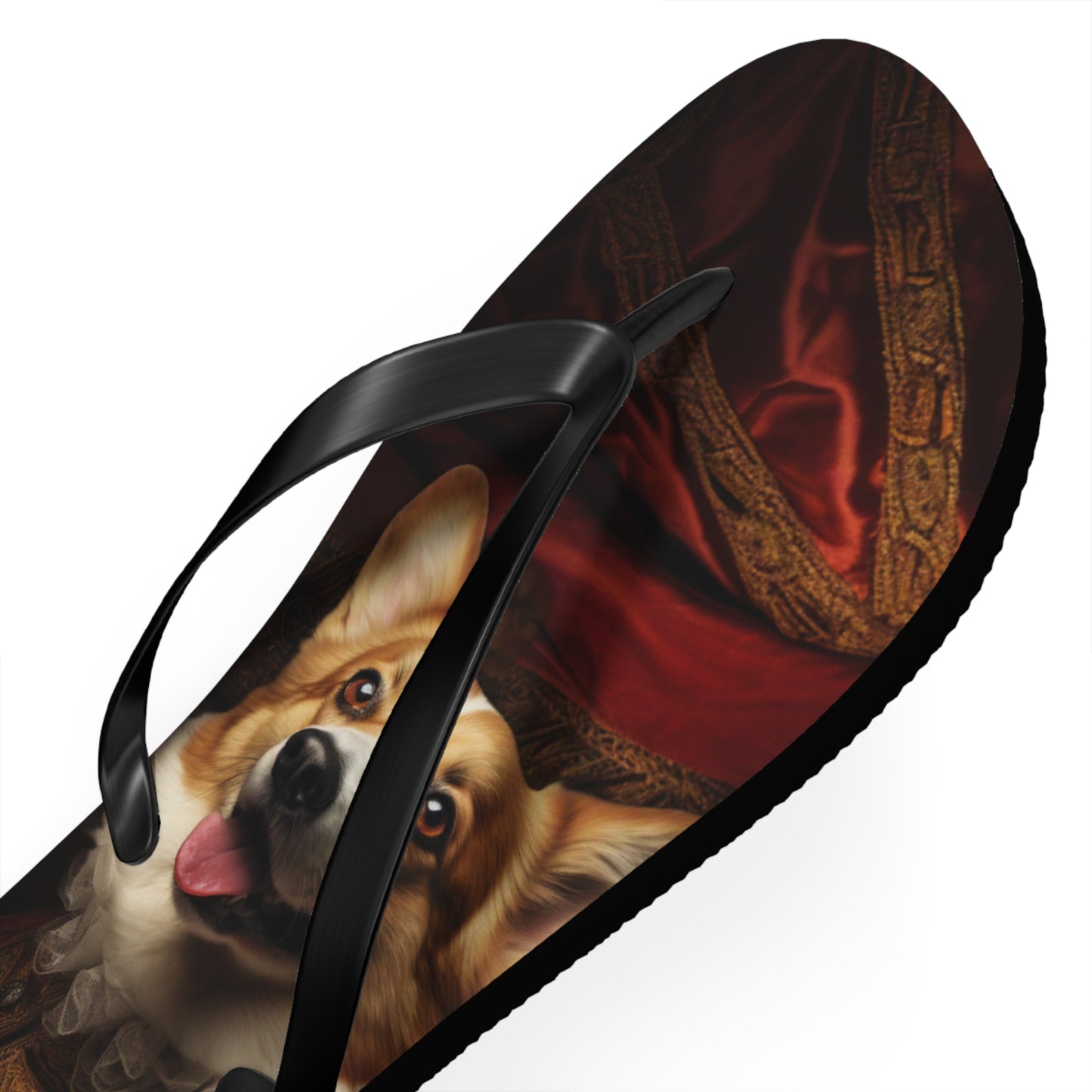Renaissance Corgi Flip-Flops