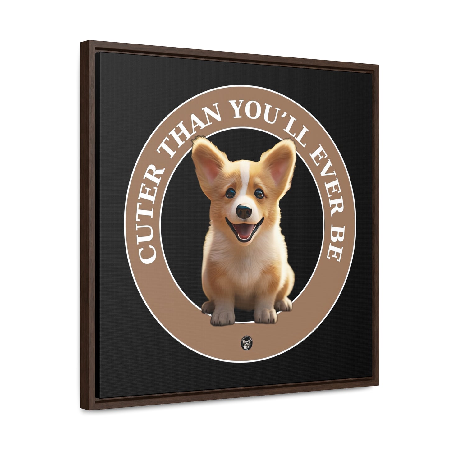 Cuter Than You - Framed on Canvas