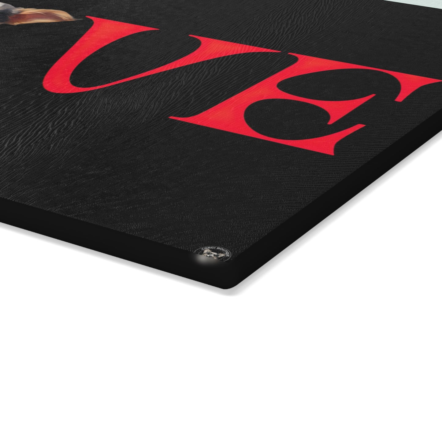 LOVE - Glass Cutting Board