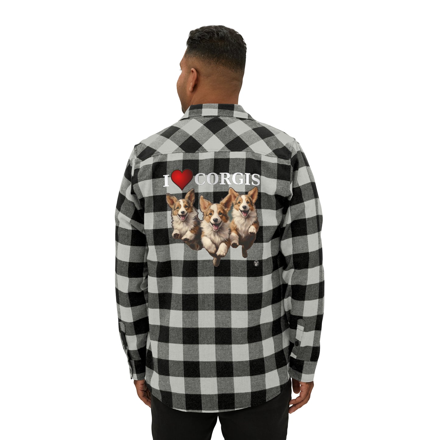 I Heart Corgis - Flannel Shirt