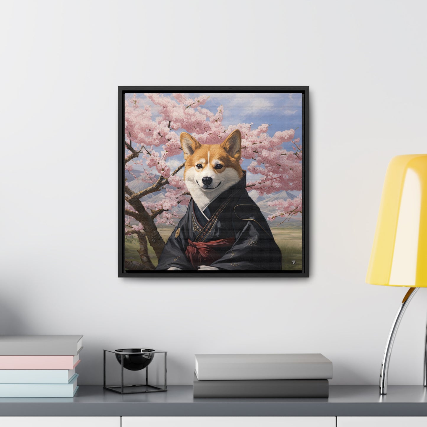 Zendog - Framed on Canvas