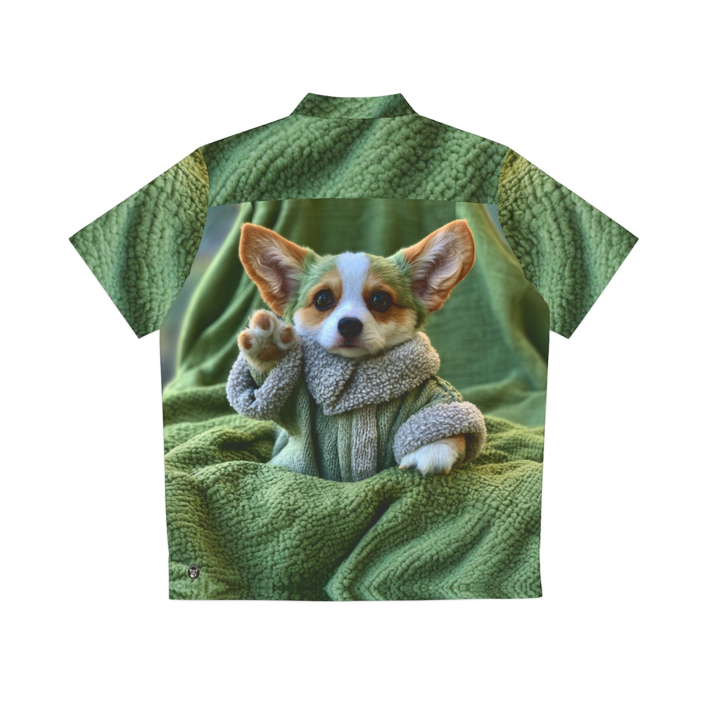 Grogu the Corgi Hawaiian Shirt