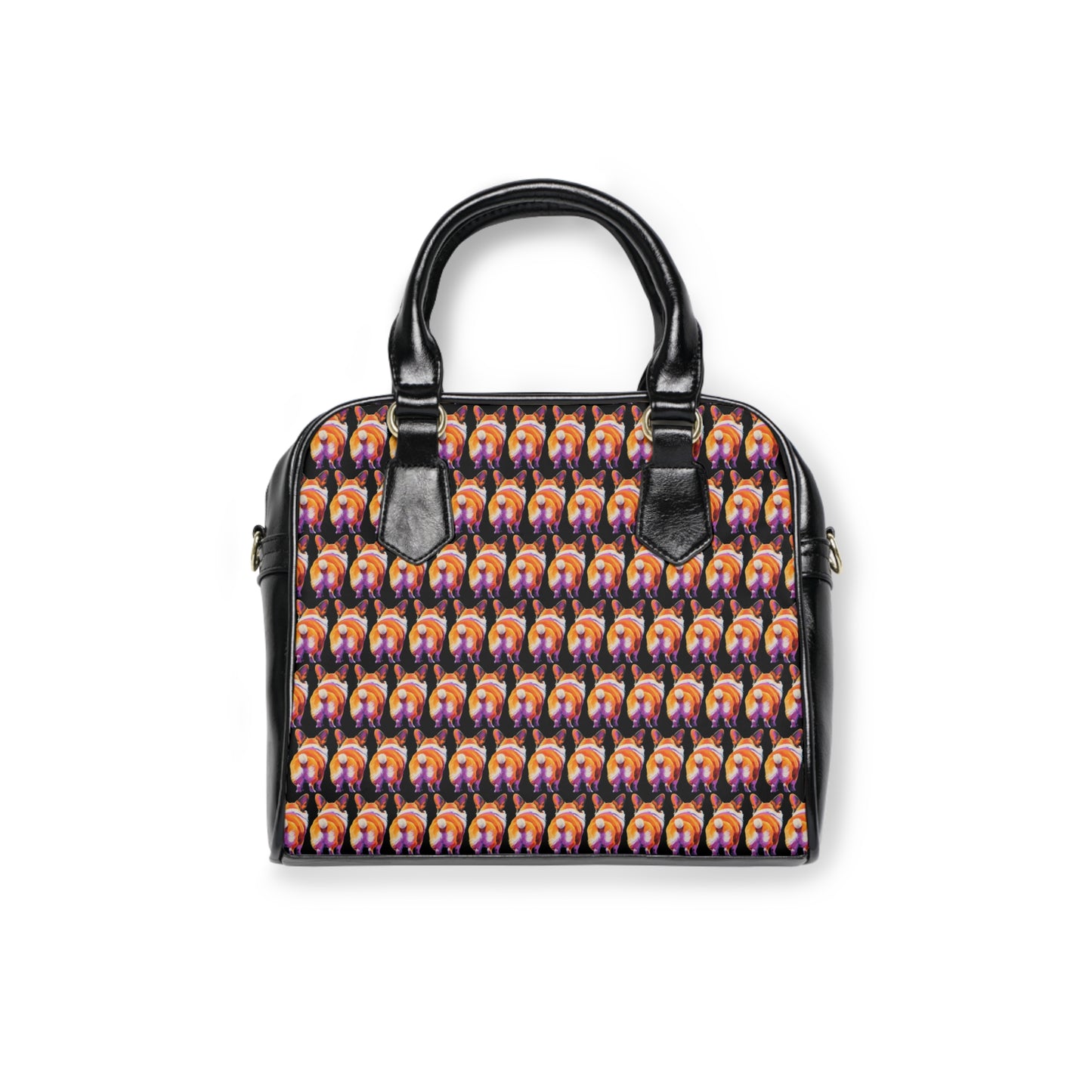 Corgi Butt Mosaic - Handbag w/Removable Shoulder Strap