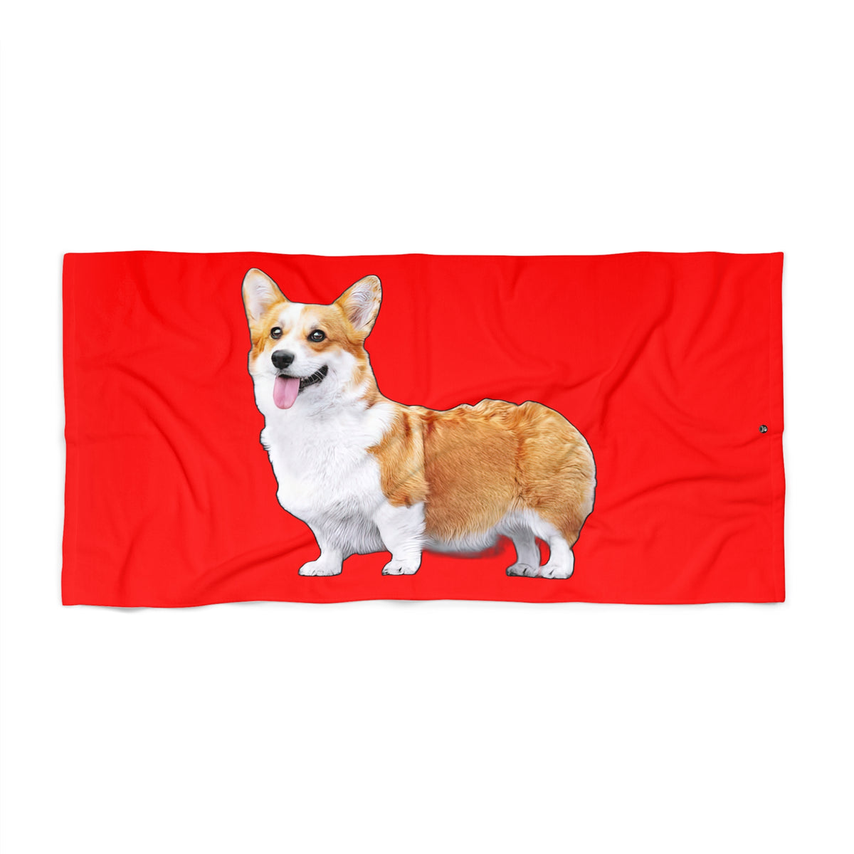 Best In Show Beach Towel - Red Corgi Pool Wrap