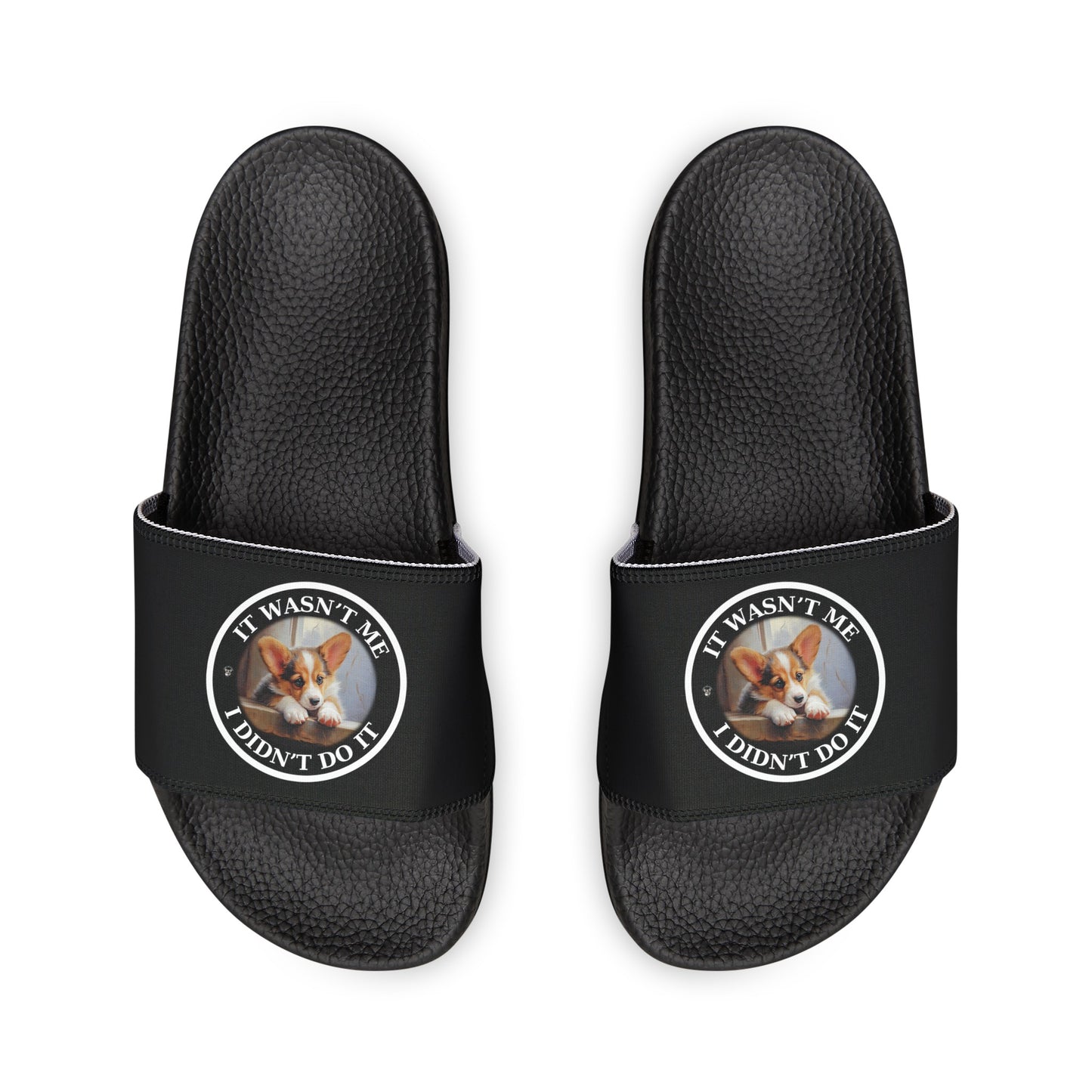 It Wasn't Me...I Didn't Do It - Women's Slide Sandals