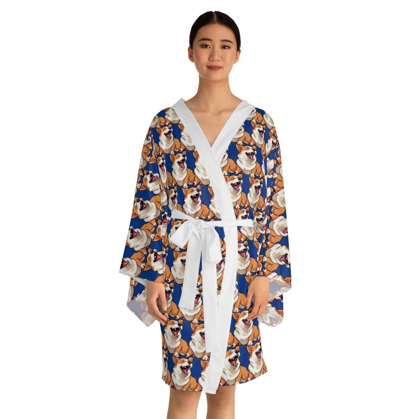Comical Corgi - Kimono Robe