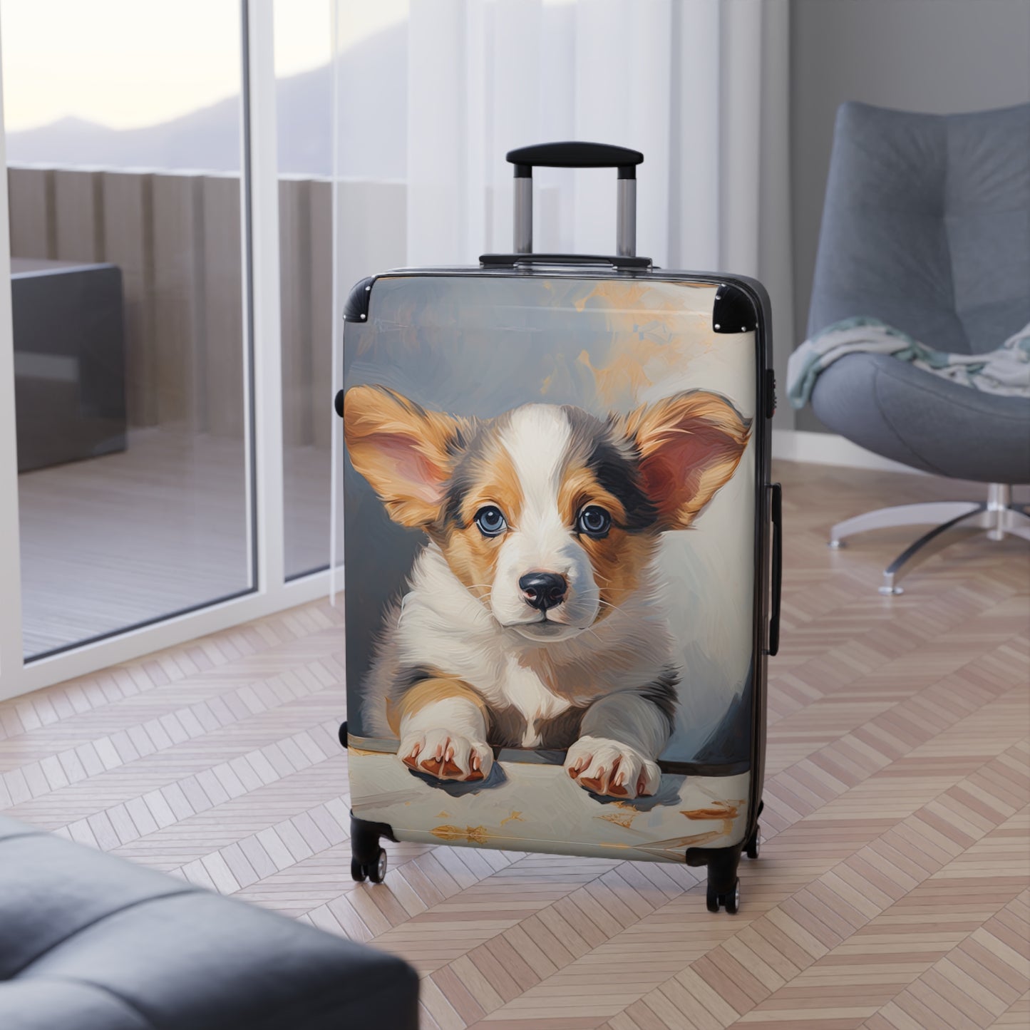 Puppy Portrait - Suitcase