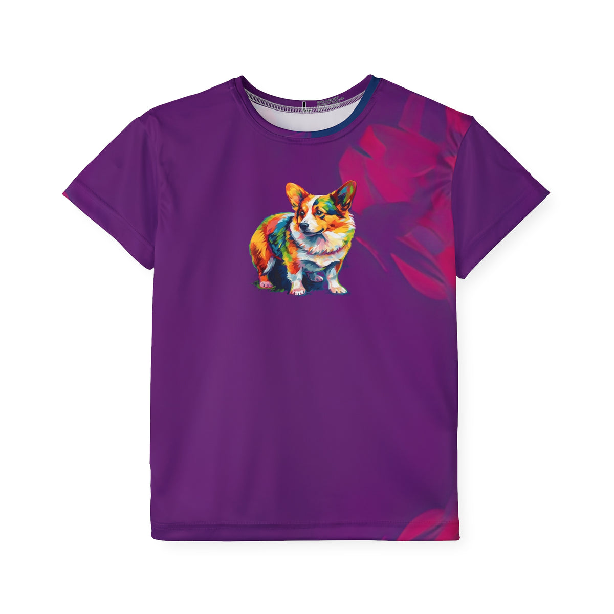 Scouter Corgi Watercolor Kid's Sports Tee