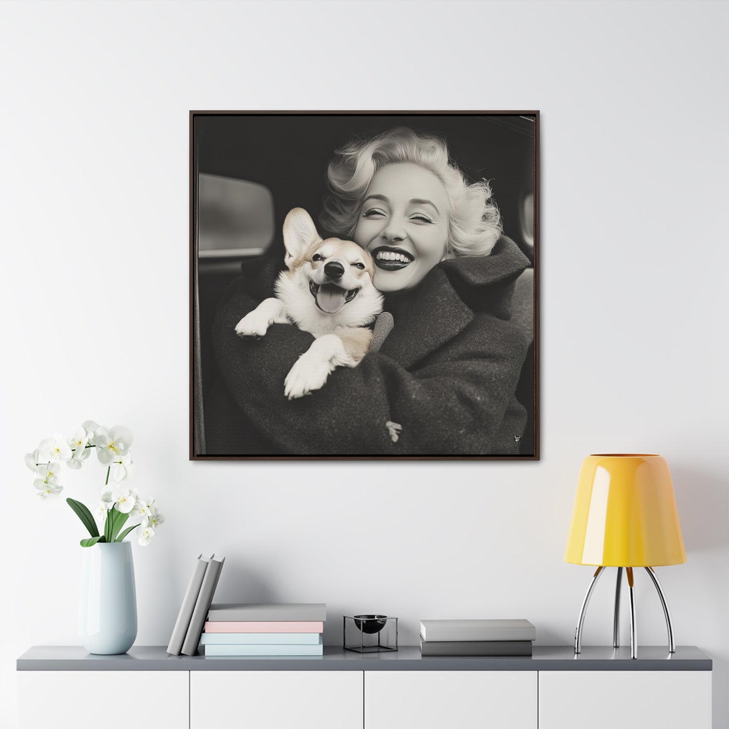 Marilyn's Bestie - Framed on Canvas