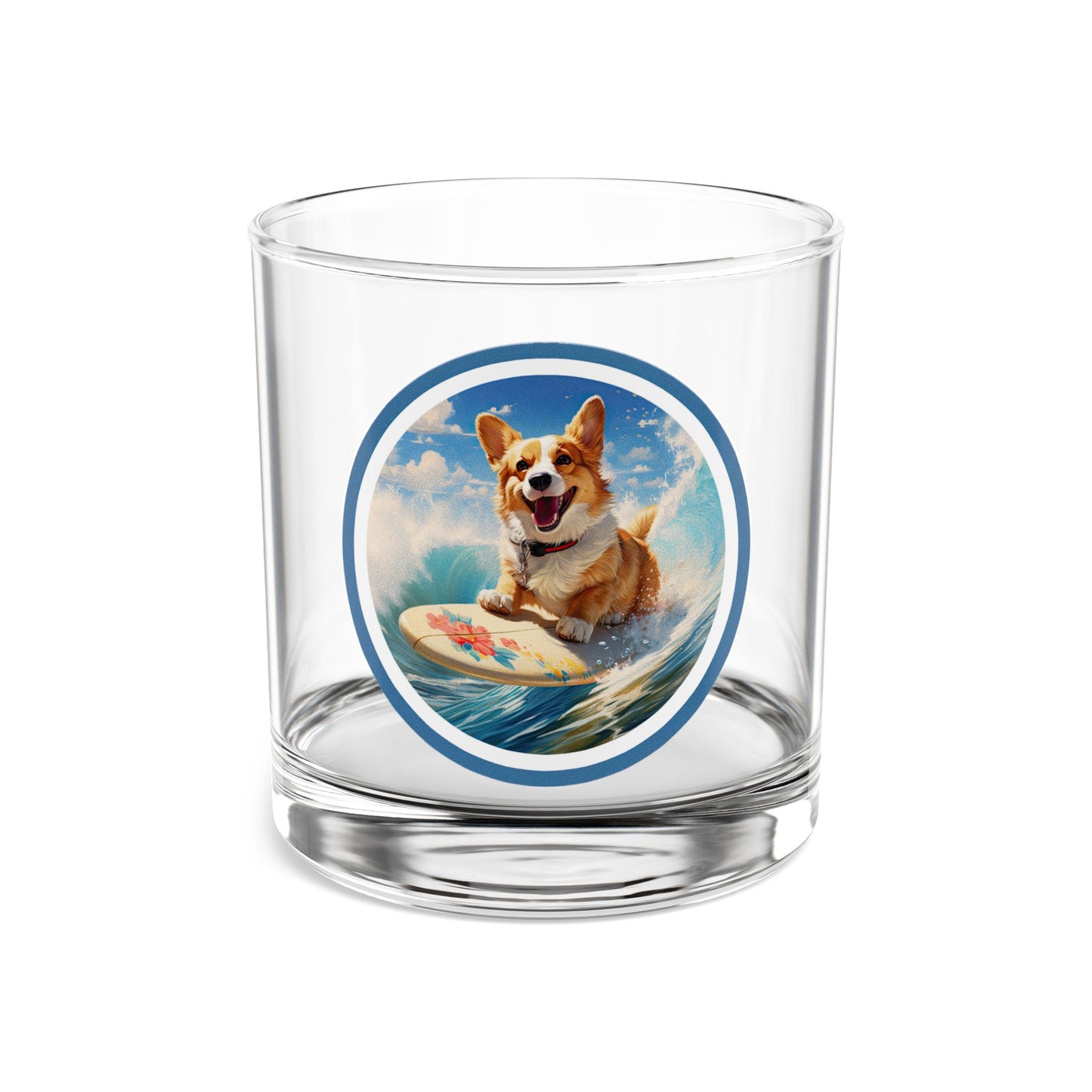 Cowabunga Corgi - Highball Glass