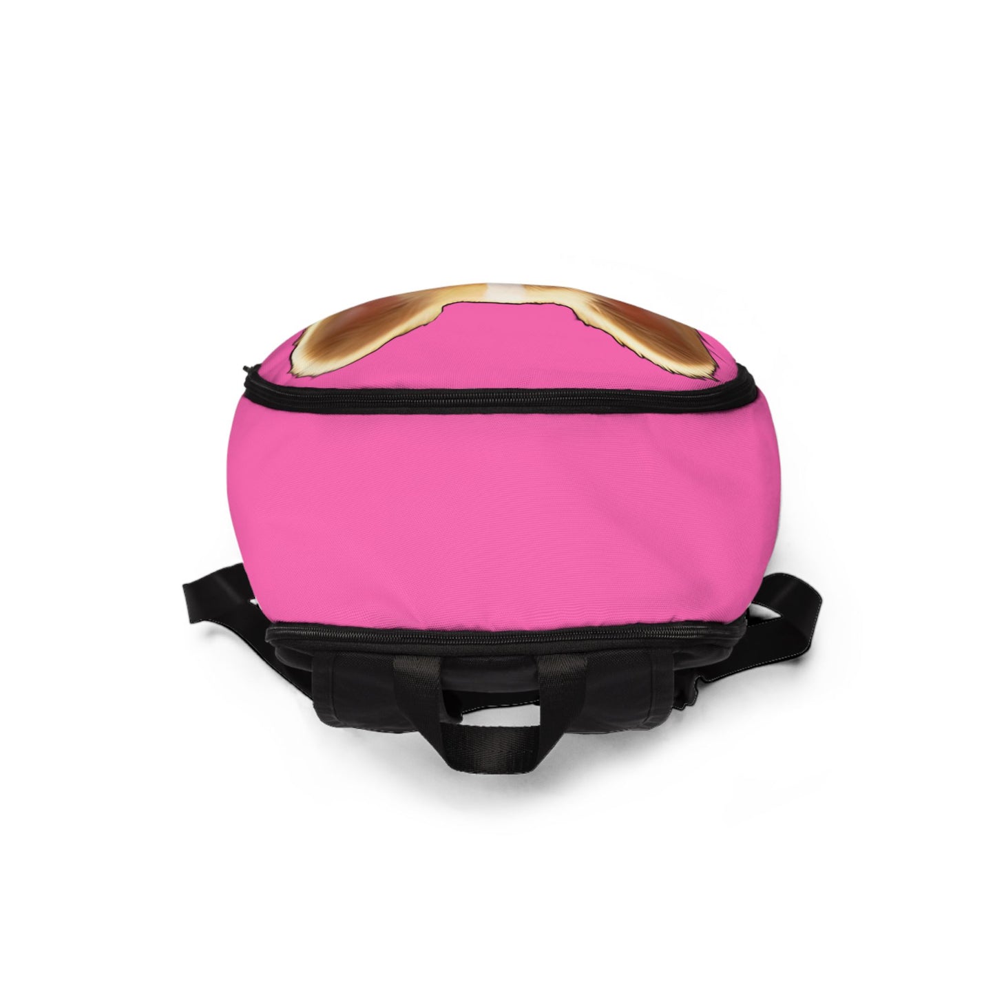 Sweetness Hot Pink Backpack — Cute Corgi Puppy Rucksack