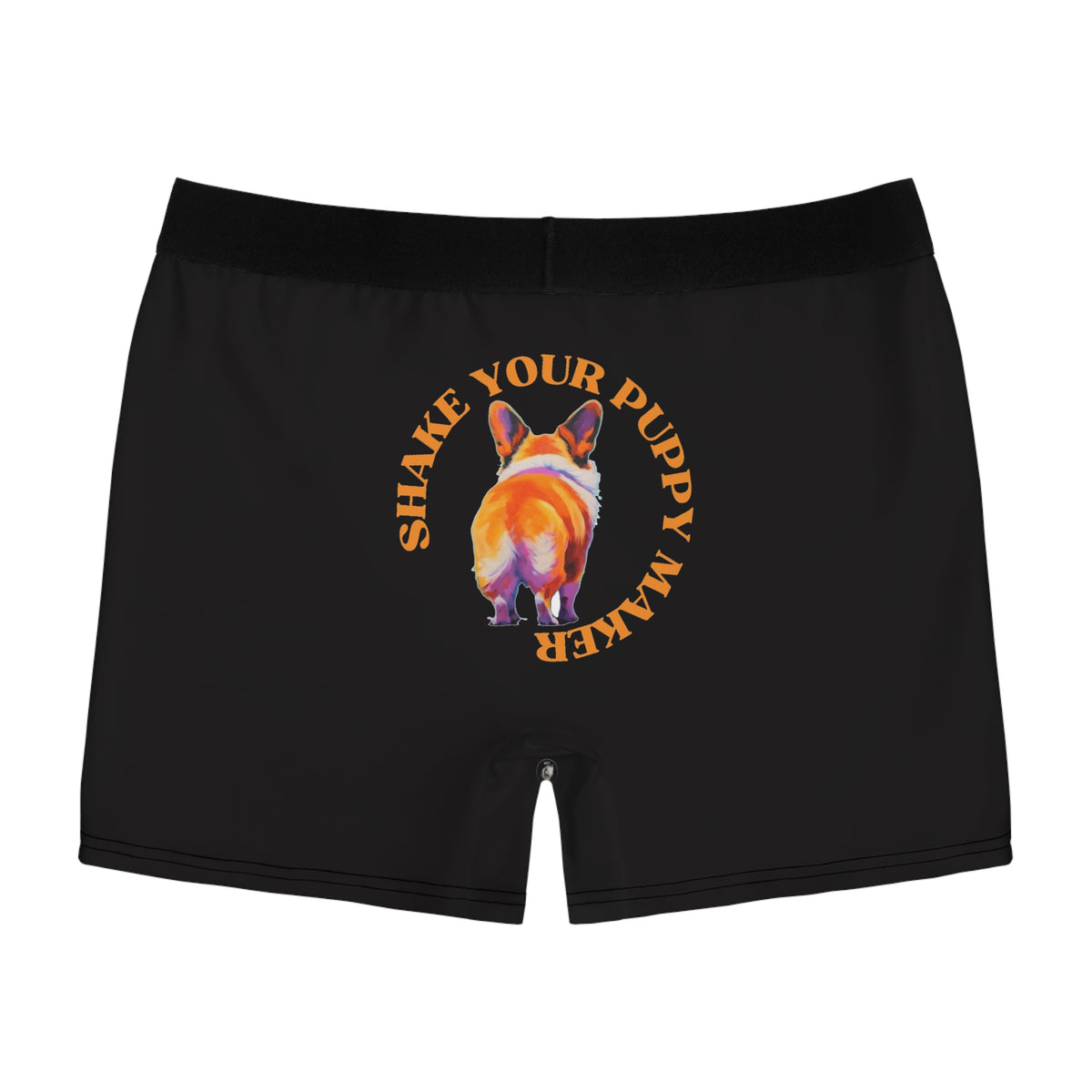 Shake Your Puppy Maker Black Boxer Briefs!