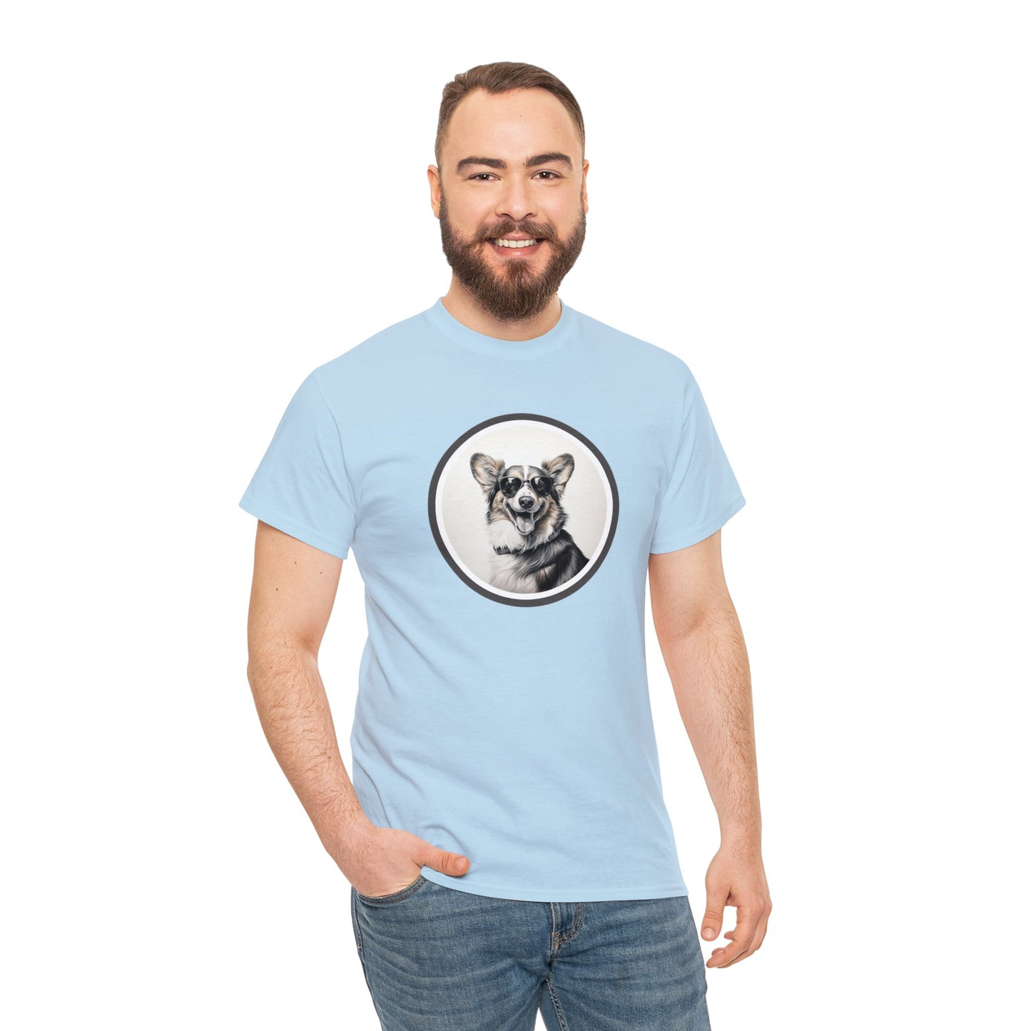 Corgi Cool - Unisex Heavy Cotton Tee